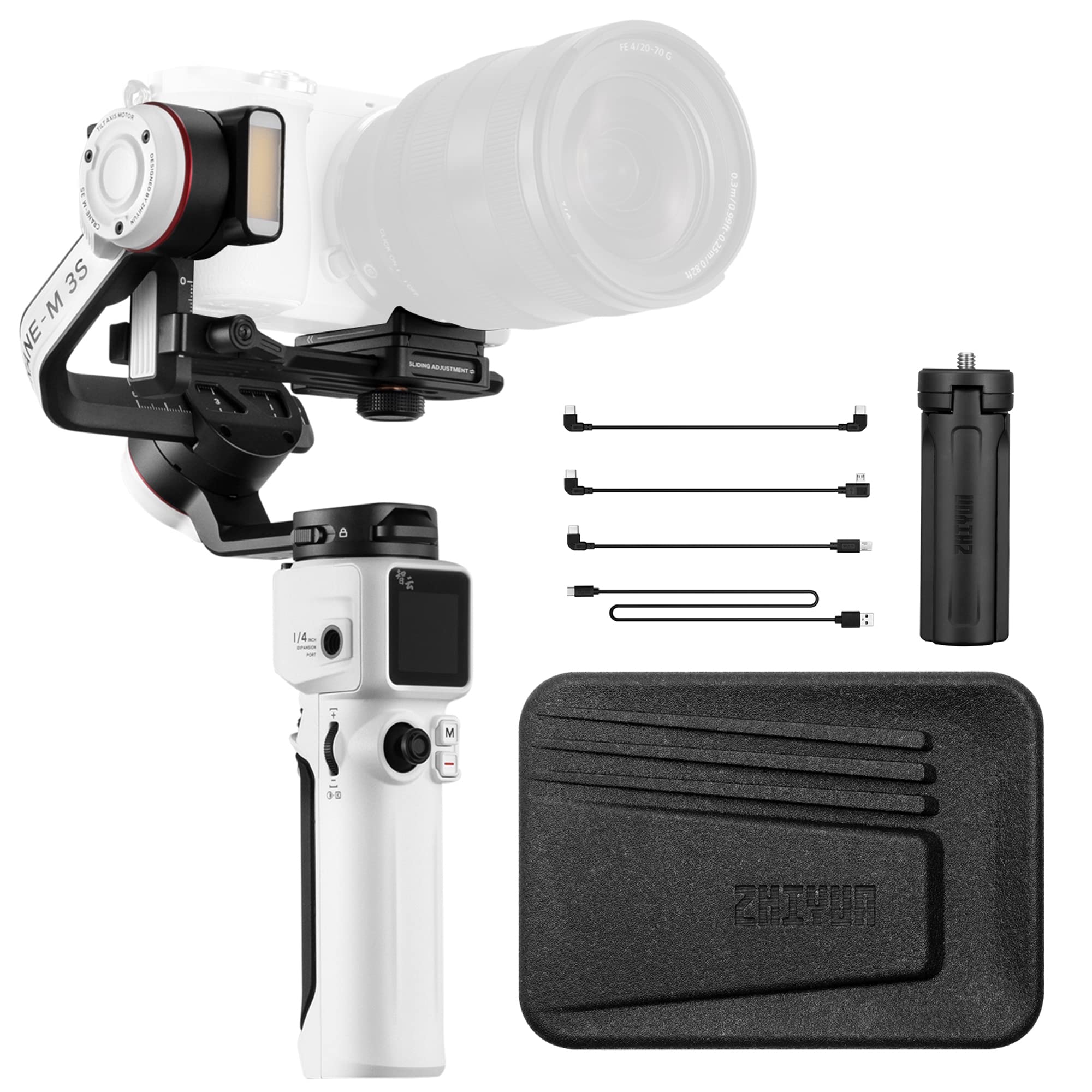 Estabilizador De Cardán Portátil Zhiyun Crane M3s Para Sin Espejo - Venta Internacional.