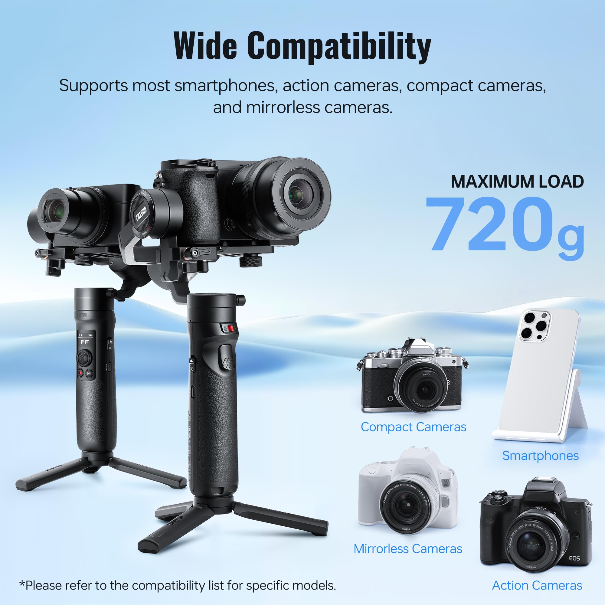 Foto 3 pulgar | Estabilizador De Cardán Zhiyun Crane-m2 Para Cámara, Teléfono Inteligente Y Gopro - Venta Internacional.