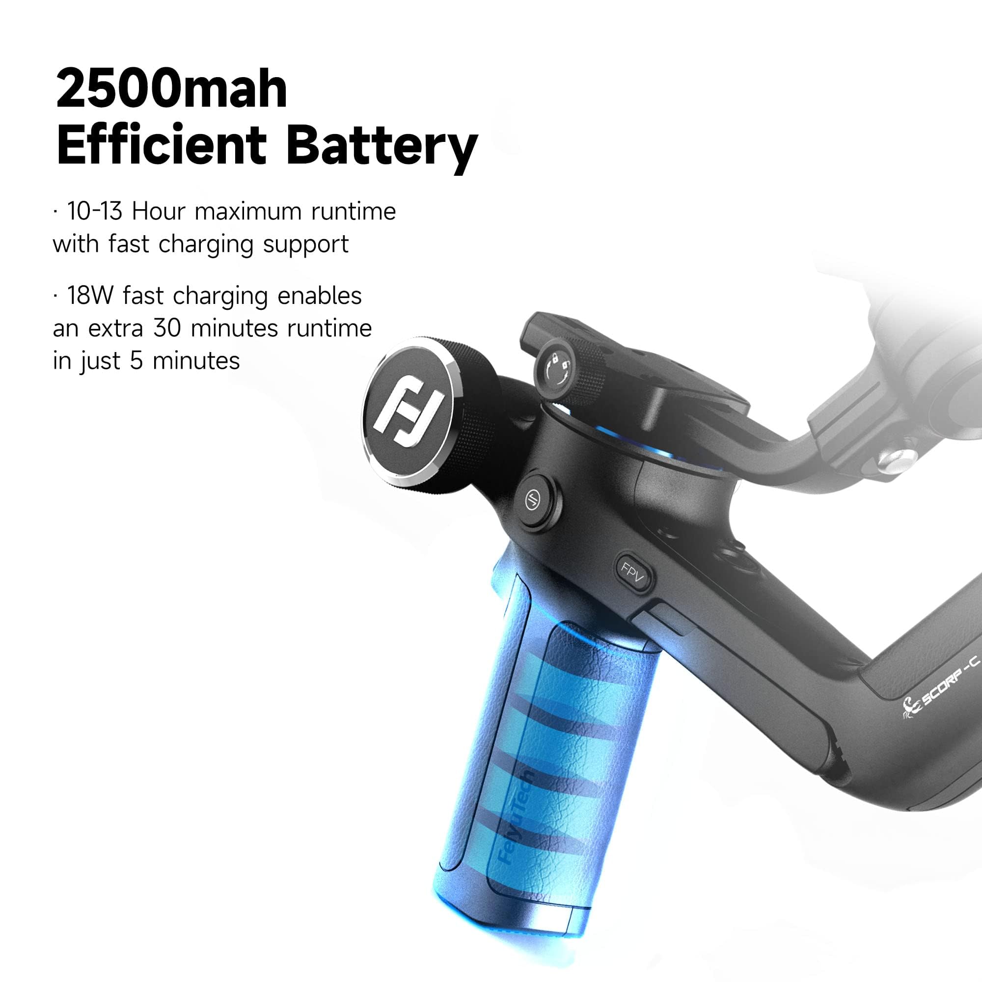 Foto 6 pulgar | Estabilizador De Cámara Feiyutech Scorp Gimbal Para Réflex Digitales Y Sin Espejo - Venta Internacional.