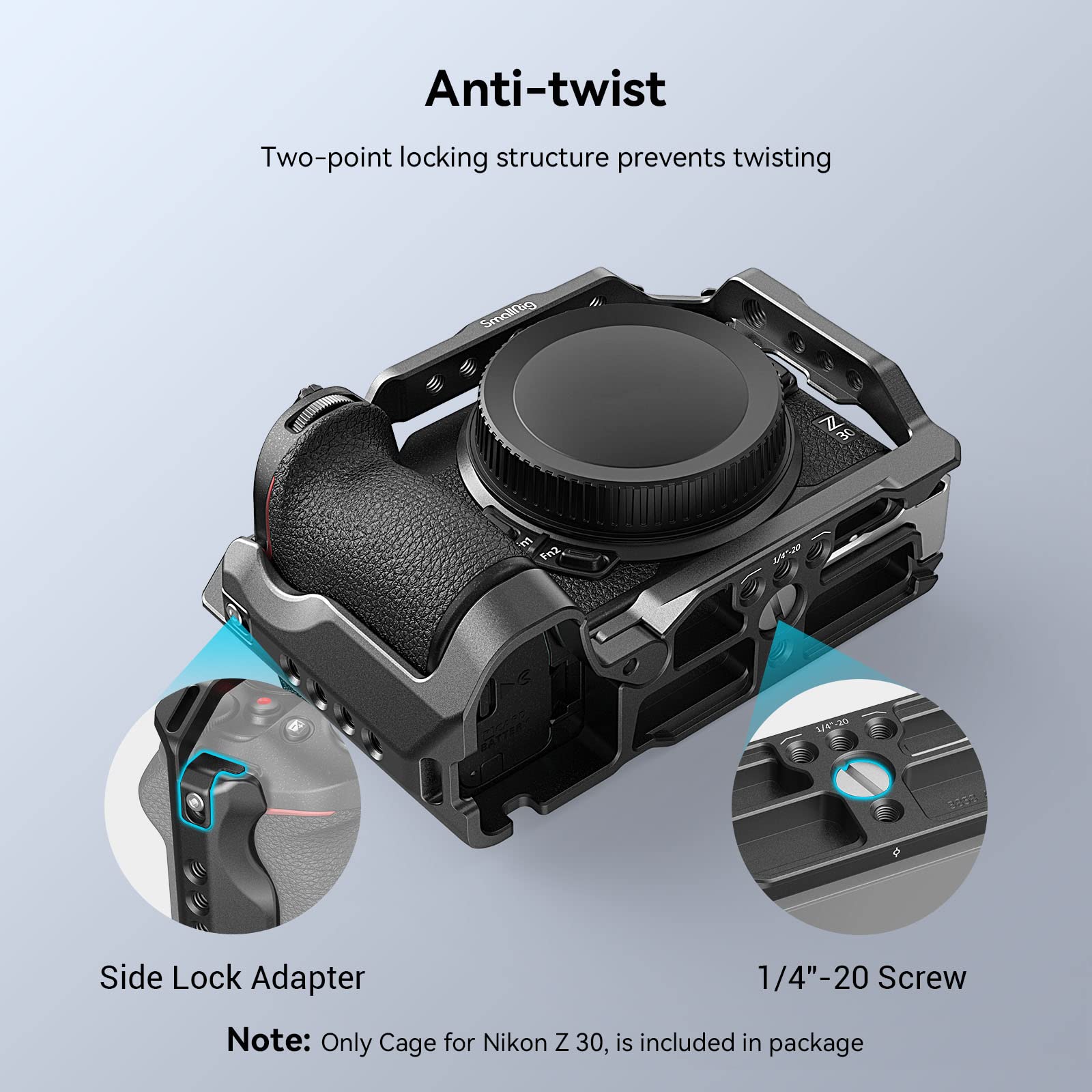 Foto 2 | Funda De Cámara Smallrig Z 30 Para Nikon Z 30 Con Cold Shoe - Venta Internacional.