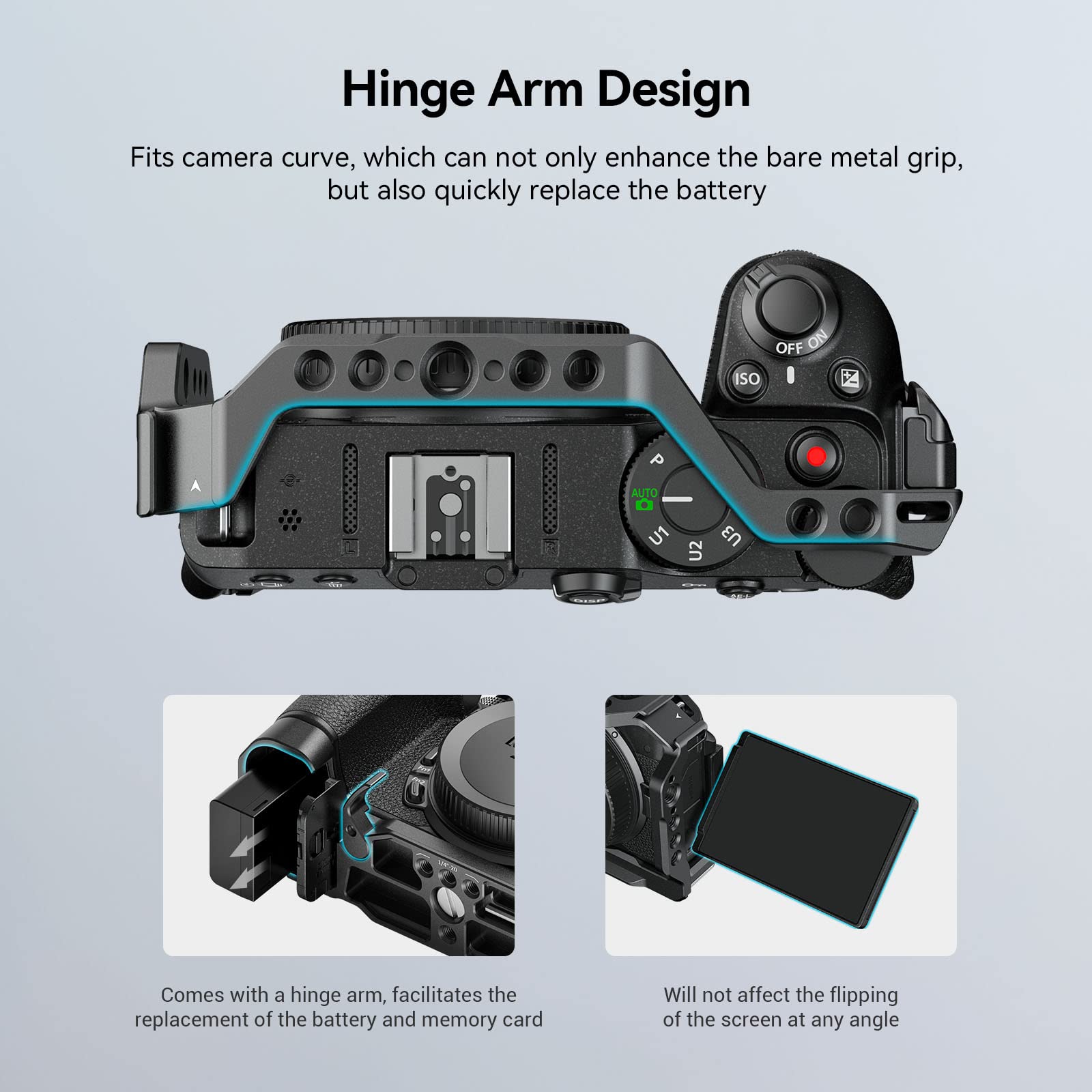Foto 5 | Funda De Cámara Smallrig Z 30 Para Nikon Z 30 Con Cold Shoe - Venta Internacional.