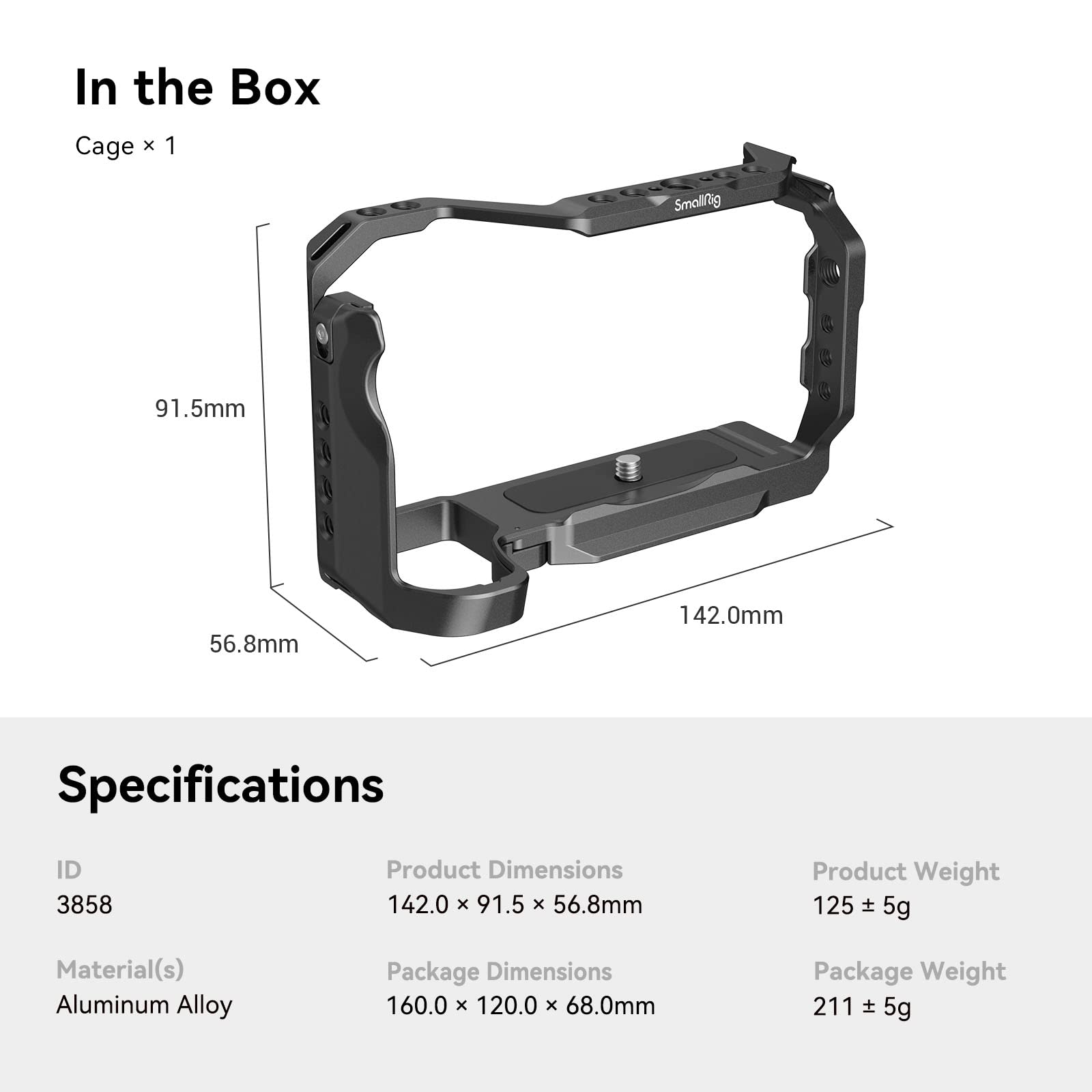Foto 7 | Funda De Cámara Smallrig Z 30 Para Nikon Z 30 Con Cold Shoe - Venta Internacional.