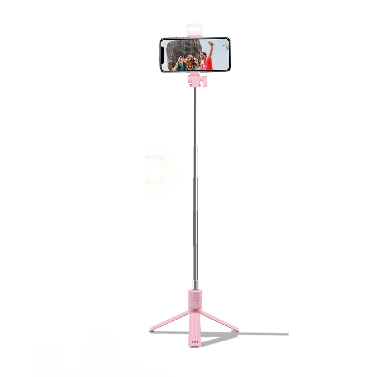 Foto 4 pulgar | Bastón Selfie Trípode Con Luz Y Mando A Distancia Eo Safe Imports Esi-20565 Rosa