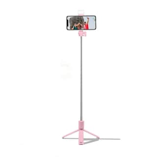 Foto 3 | Bastón Selfie Trípode Con Luz Y Mando A Distancia Eo Safe Imports Esi-20565 Rosa