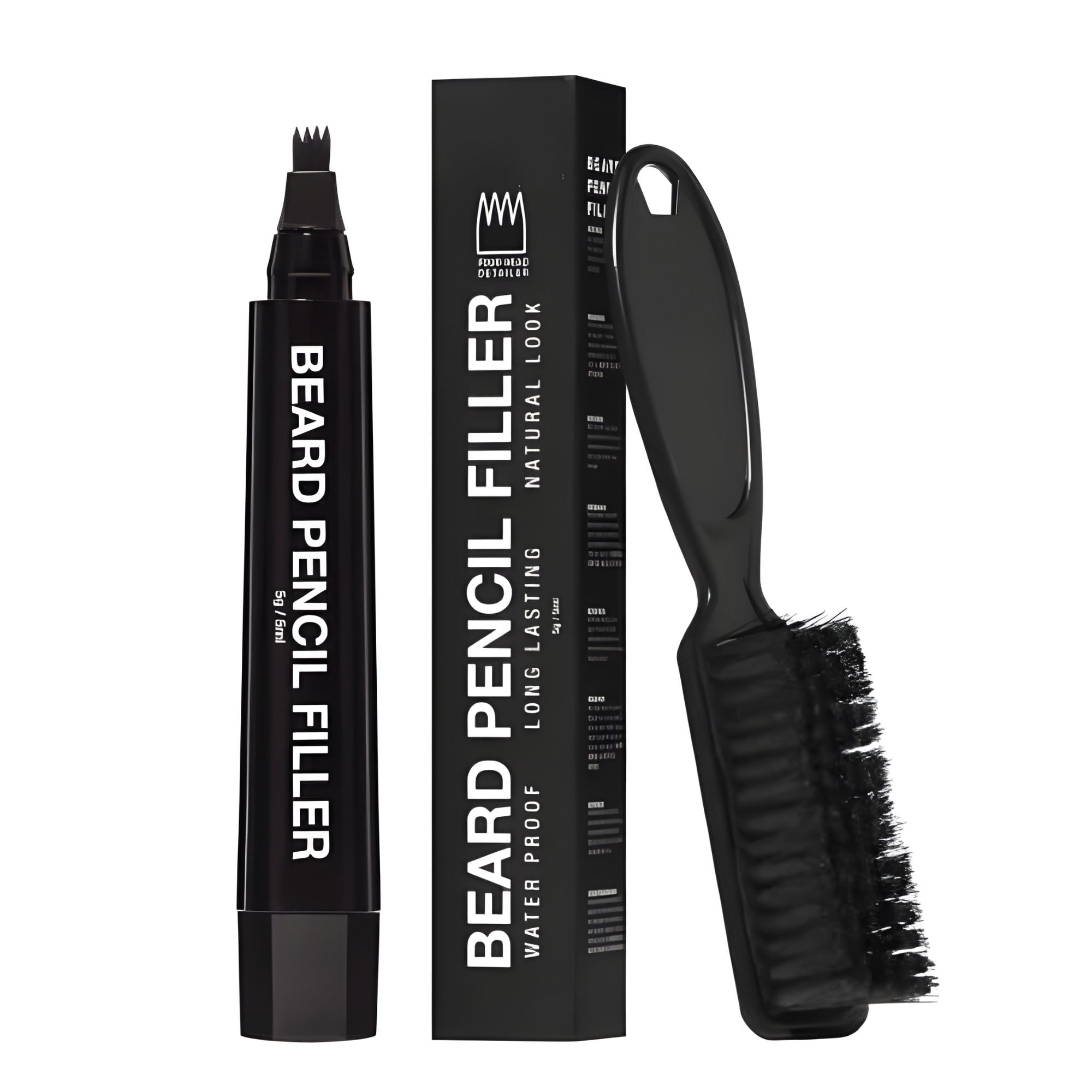 Pincel Bolígrafo para Barba Ecomlab color Negro $199