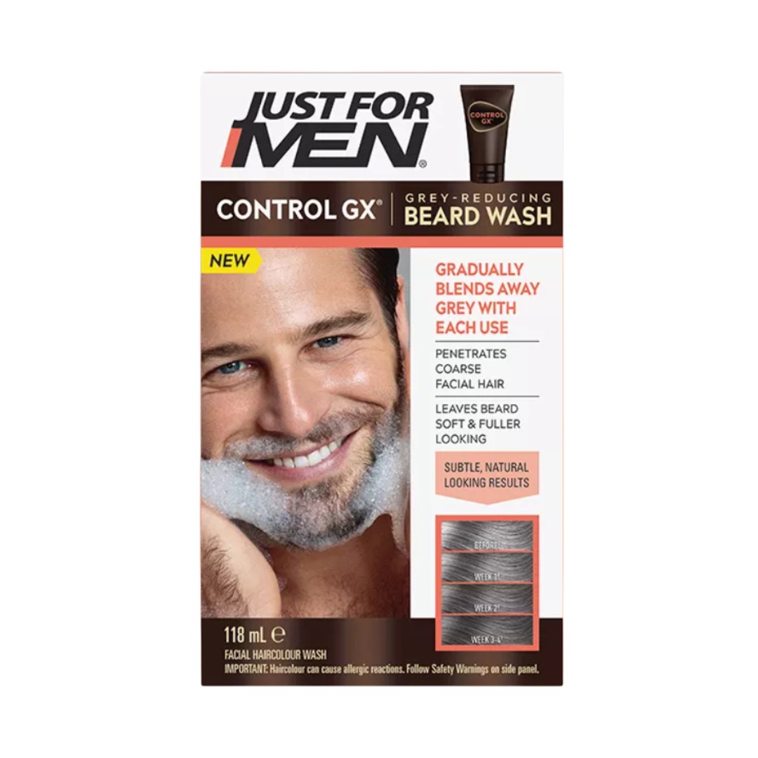 Jabon Para Barba Limpiador Control Gx Just For Men 118ml