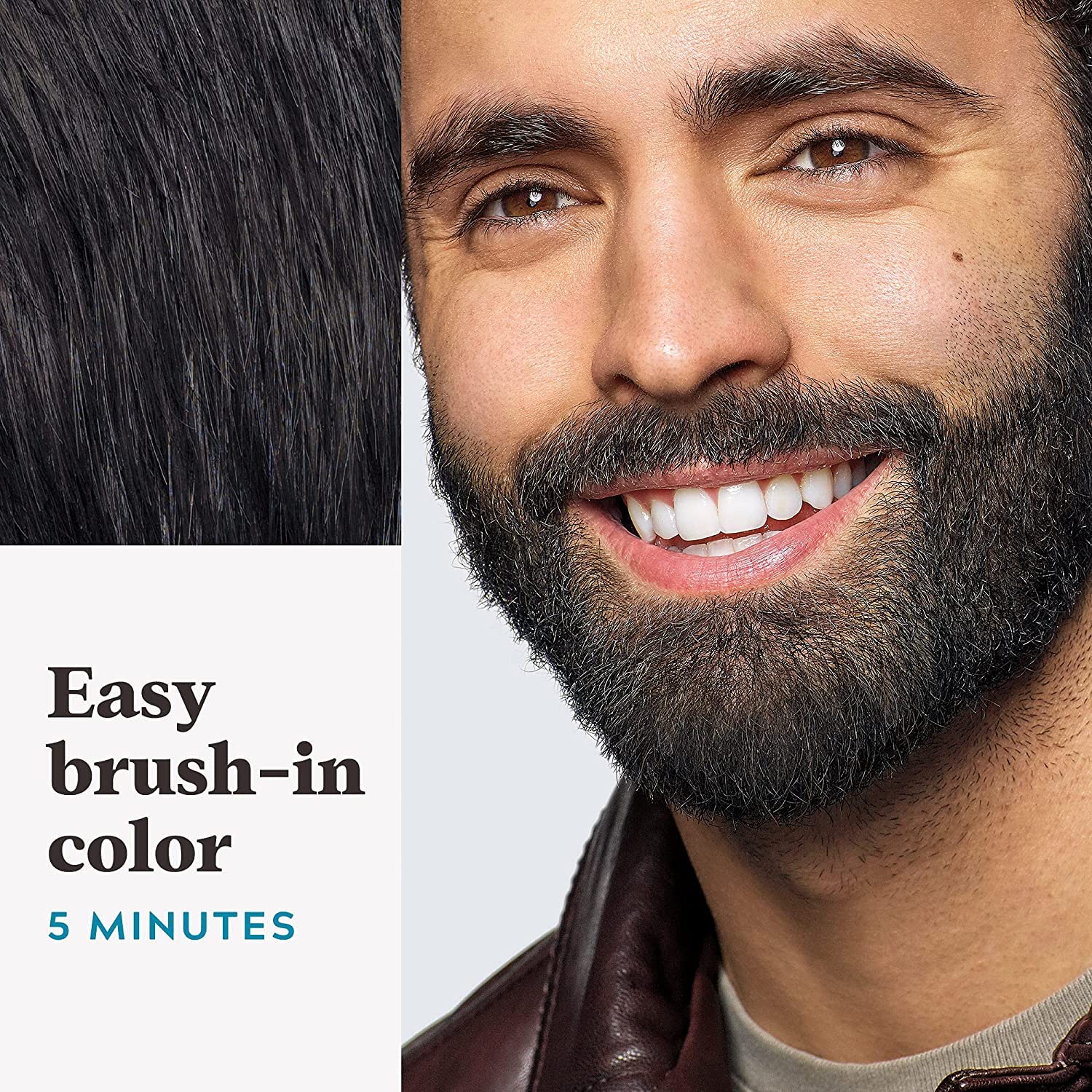 Foto 4 pulgar | Tinte Para Barba Solo Para Hombre Bigote & Beard Real Black M-55 - Venta Internacional.