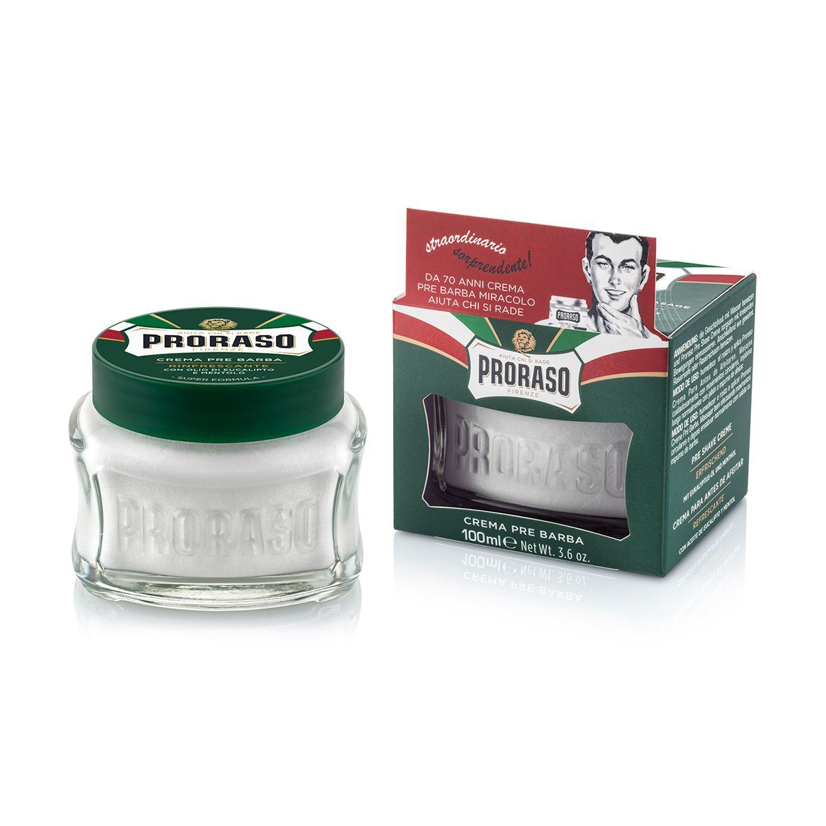 Crema Pre Afeitado Proraso Eucalipto y Mentol Refrescante $349