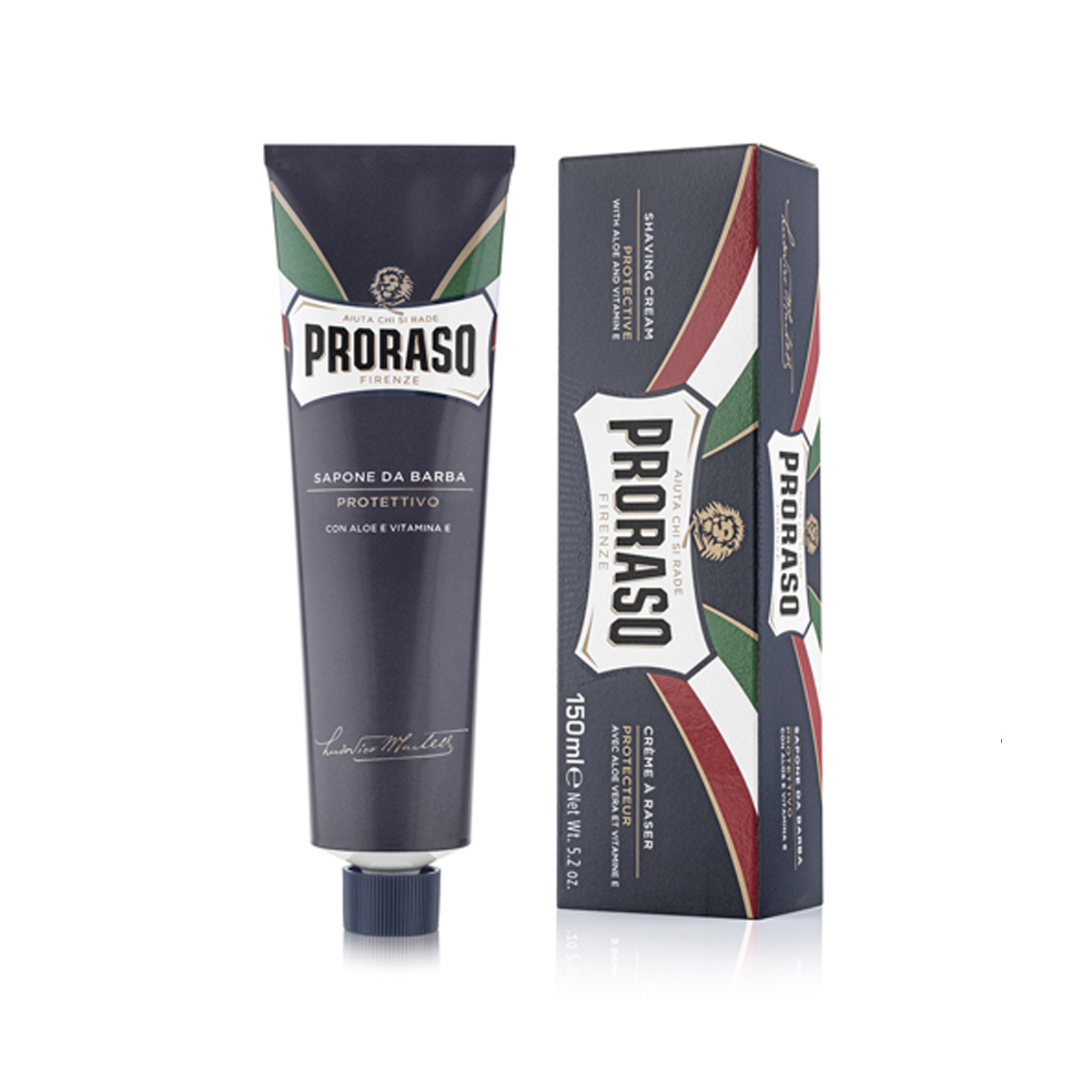 Jabón para Afeitar Proraso Aloe Vera Protector 2 Piezas de 150 ml C/U