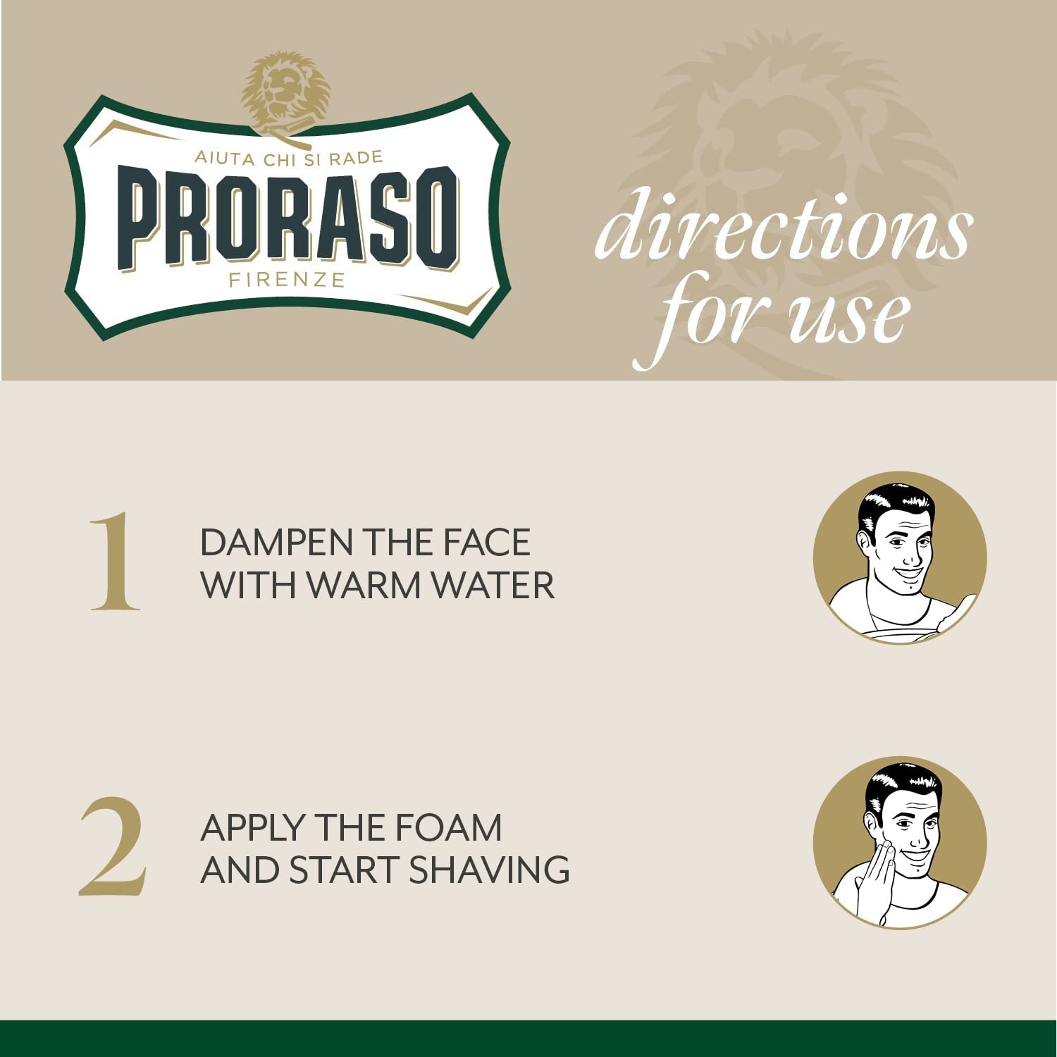 Foto 4 pulgar | Espuma De Afeitar Proraso Refrescante Y Tonificante 305 Ml - Venta Internacional.