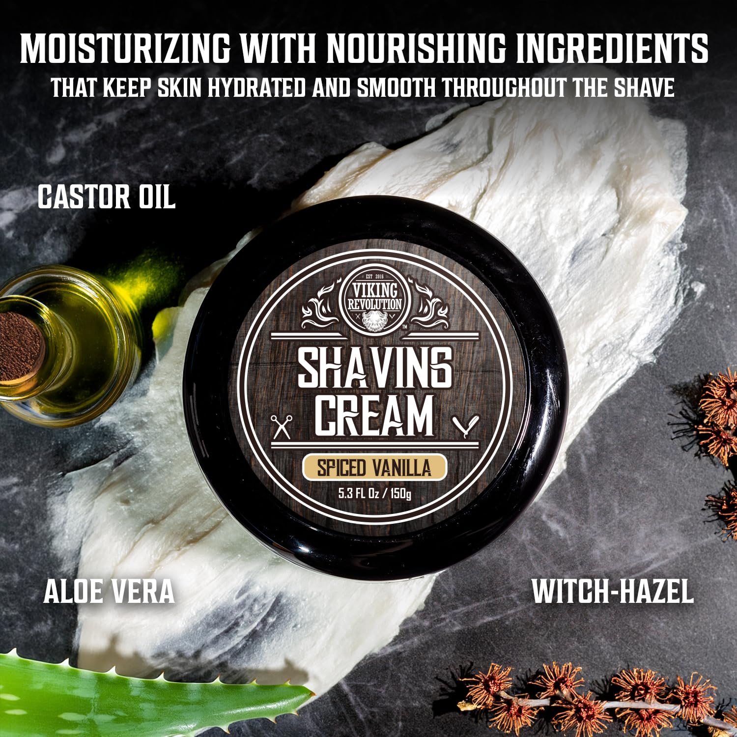 Foto 5 pulgar | Crema De Afeitar Viking Revolution Luxury Spiced Vanilla 150 Ml - Venta Internacional.