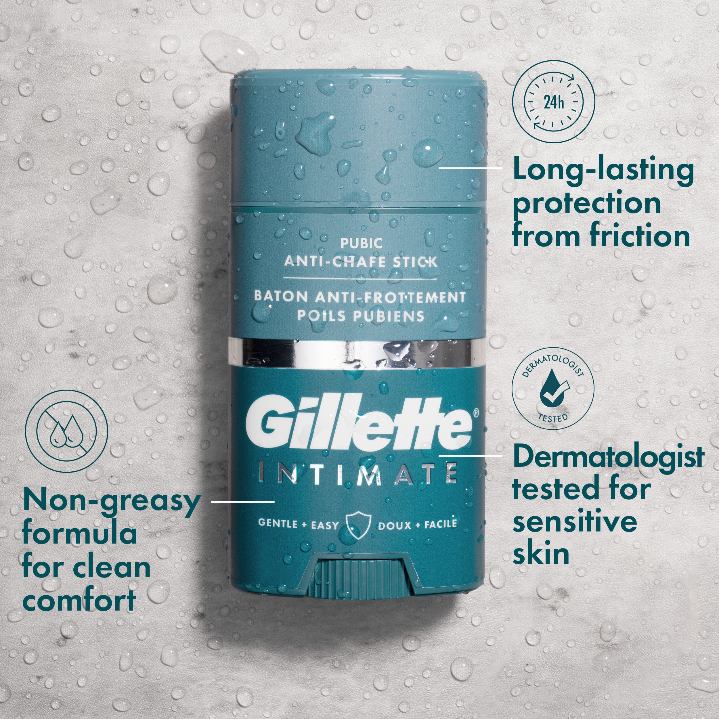 Foto 4 pulgar | Stick Antirozaduras Gillette Intimate Pubic Para Hombre - Venta Internacional.