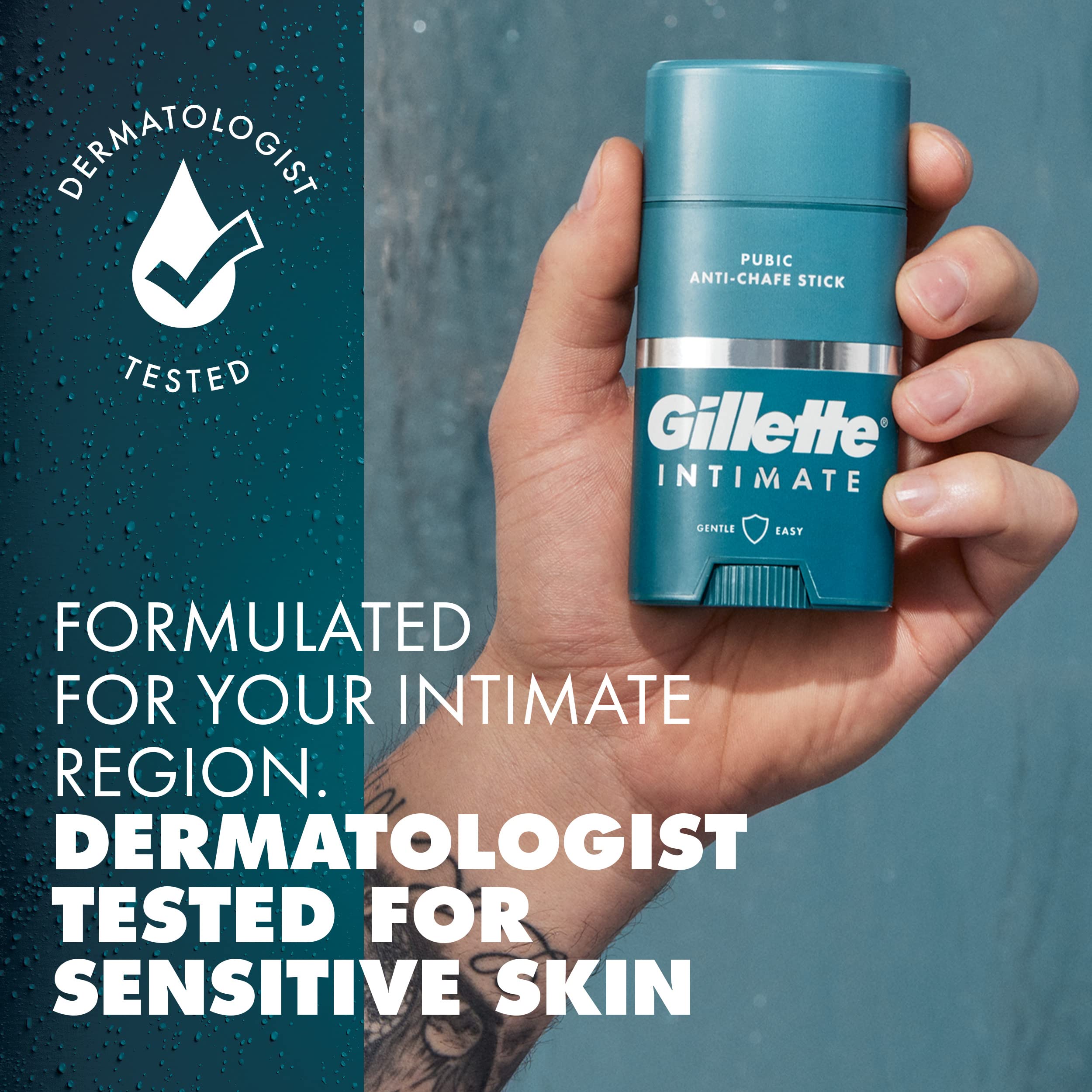 Foto 6 pulgar | Stick Antirozaduras Gillette Intimate Pubic Para Hombre - Venta Internacional.