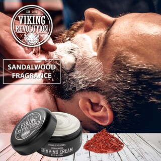 Foto 4 | Crema De Afeitar Viking Revolution Luxury Sandalwood Scent 150 Ml - Venta Internacional.