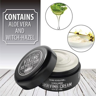 Foto 6 | Crema De Afeitar Viking Revolution Luxury Sandalwood Scent 150 Ml - Venta Internacional.