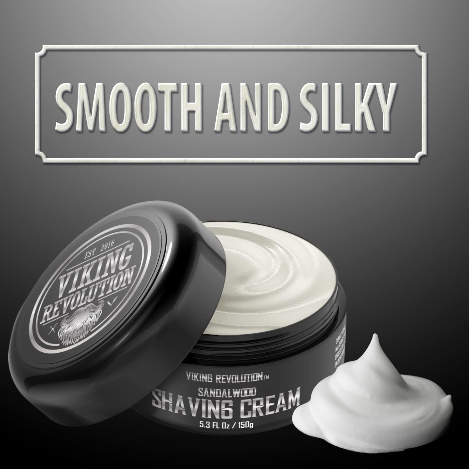 Foto 8 pulgar | Crema De Afeitar Viking Revolution Luxury Sandalwood Scent 150 Ml - Venta Internacional.