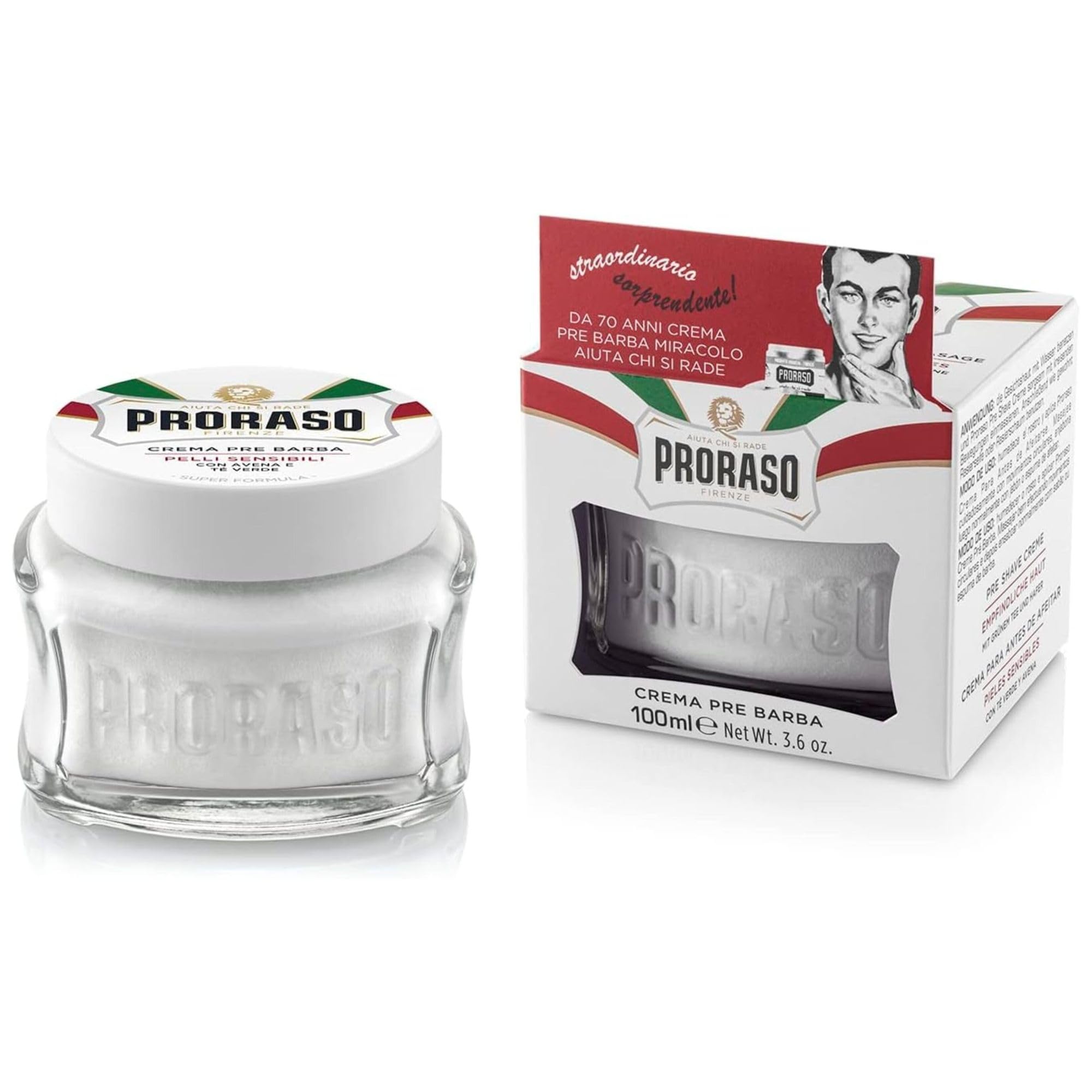 Foto 1 | Crema Acondicionadora Antes Del Afeitado Proraso Sensitive Skin 100 Ml - Venta Internacional.