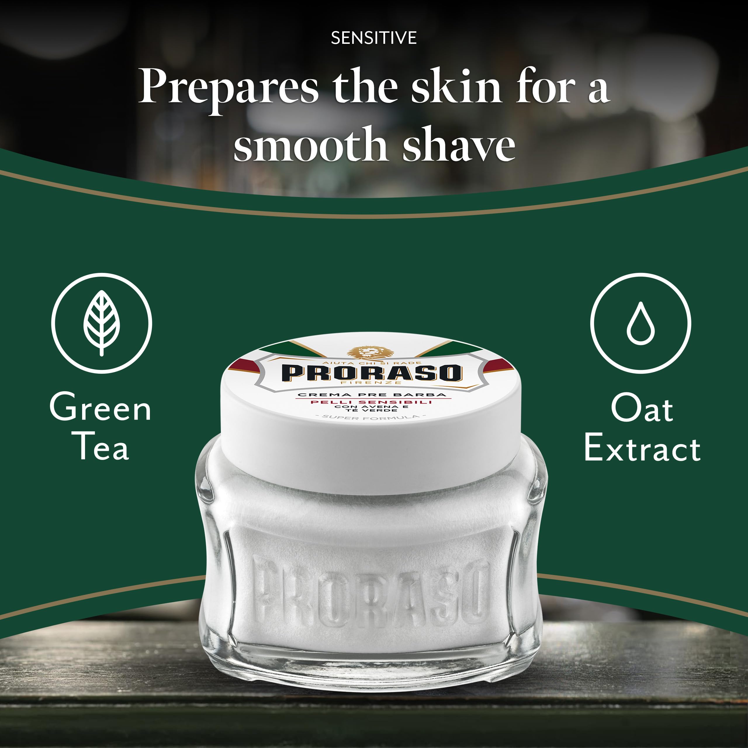 Foto 2 | Crema Acondicionadora Antes Del Afeitado Proraso Sensitive Skin 100 Ml - Venta Internacional.