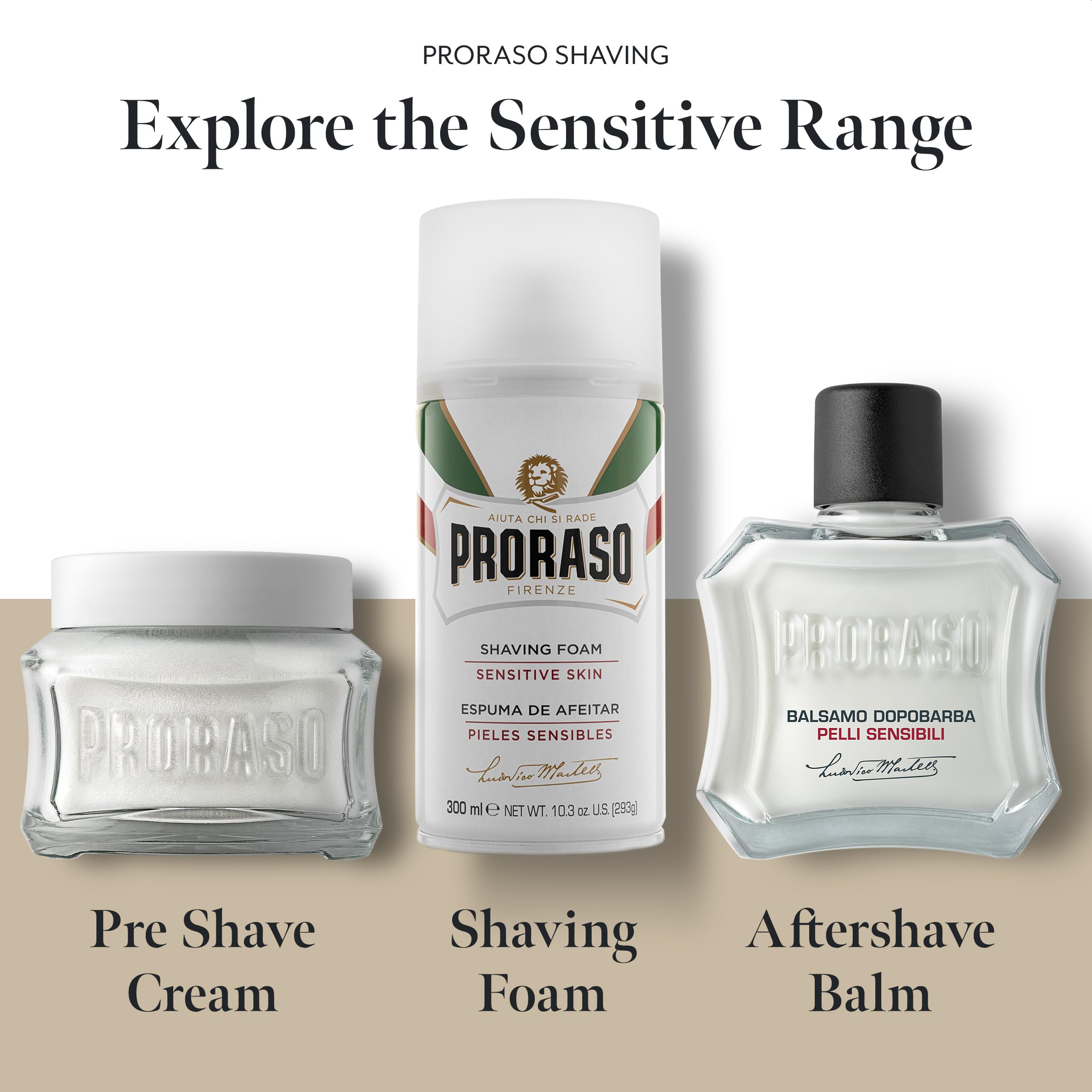 Foto 5 pulgar | Crema Acondicionadora Antes Del Afeitado Proraso Sensitive Skin 100 Ml - Venta Internacional.