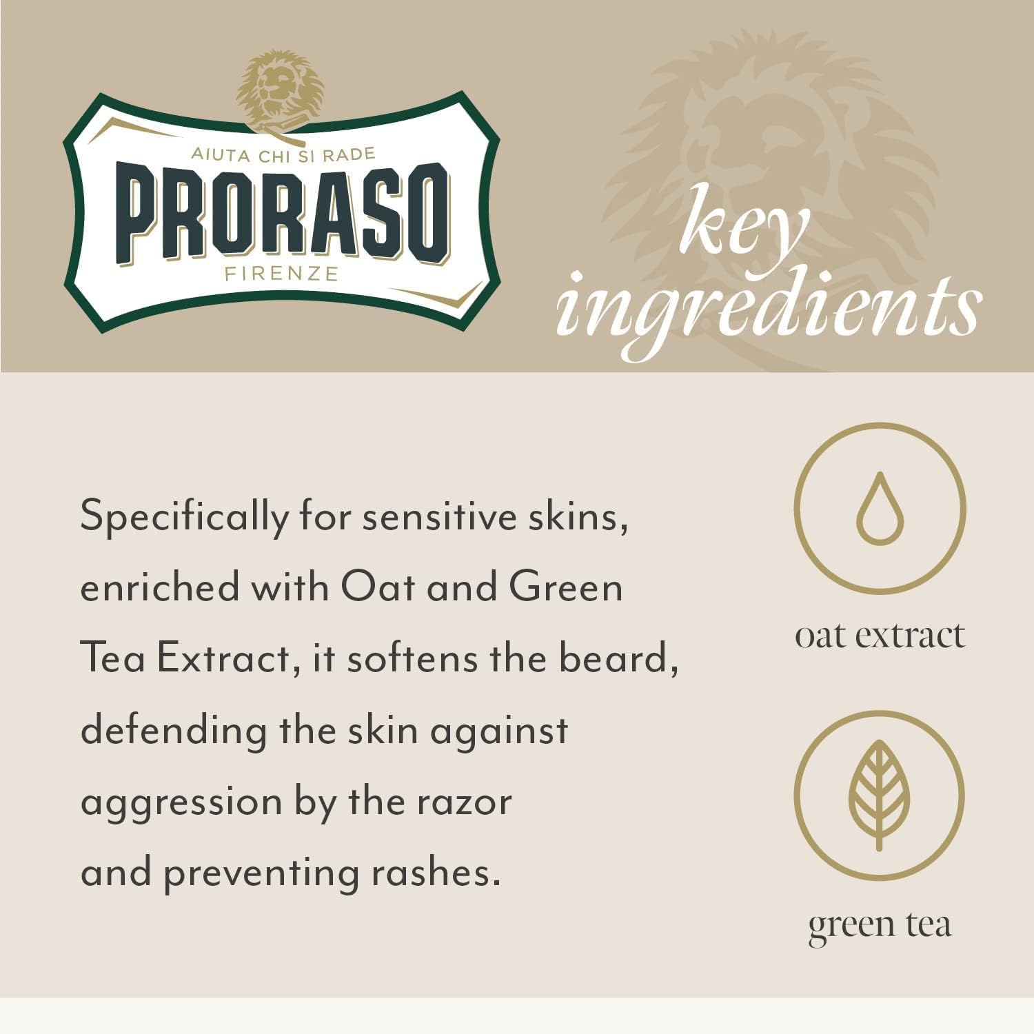Foto 7 pulgar | Crema Acondicionadora Antes Del Afeitado Proraso Sensitive Skin 100 Ml - Venta Internacional.