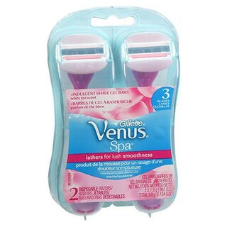 Foto 1 | Maquinillas De Afeitar Desechables Gillette Venus Spa Con Barras De Gel Para Afeitar Paquete De 2 - Venta Internaciona