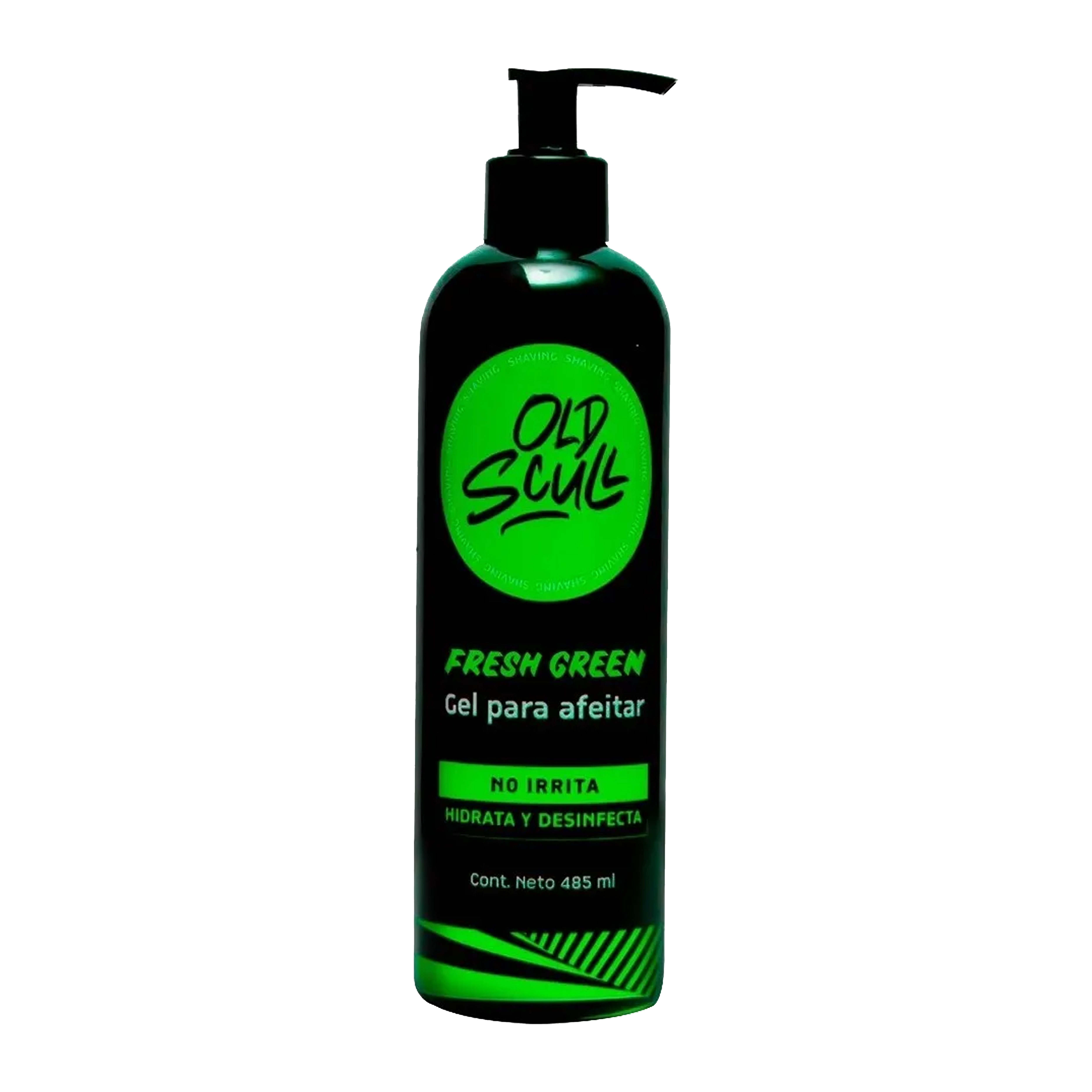 Foto 2 pulgar | Old Scull Shaving Gel Fresh Green 485 Ml