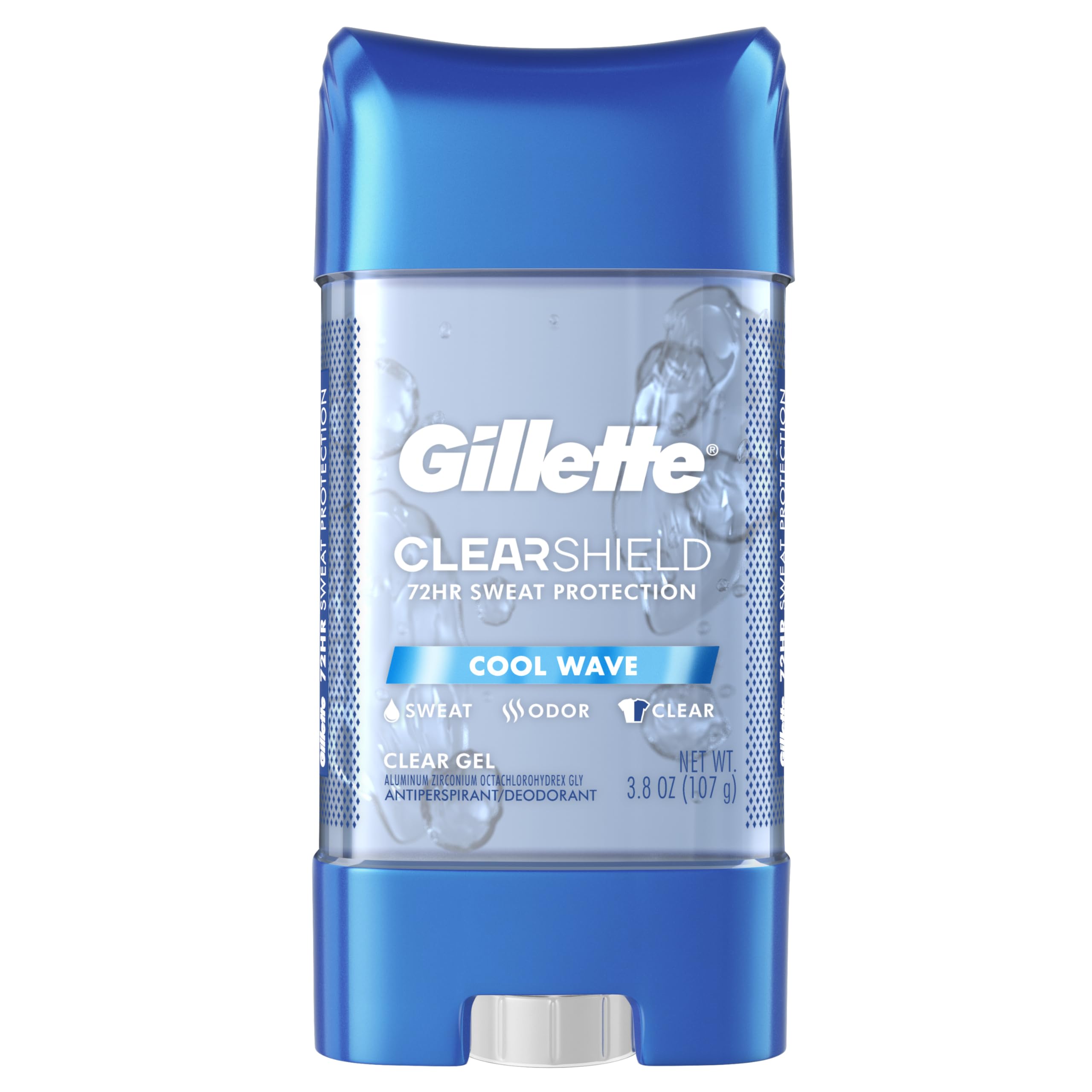 Foto 2 pulgar | Gel Transparente Antitranspirante Gillette Advanced Cool Wave 110 Ml - Venta Internacional.