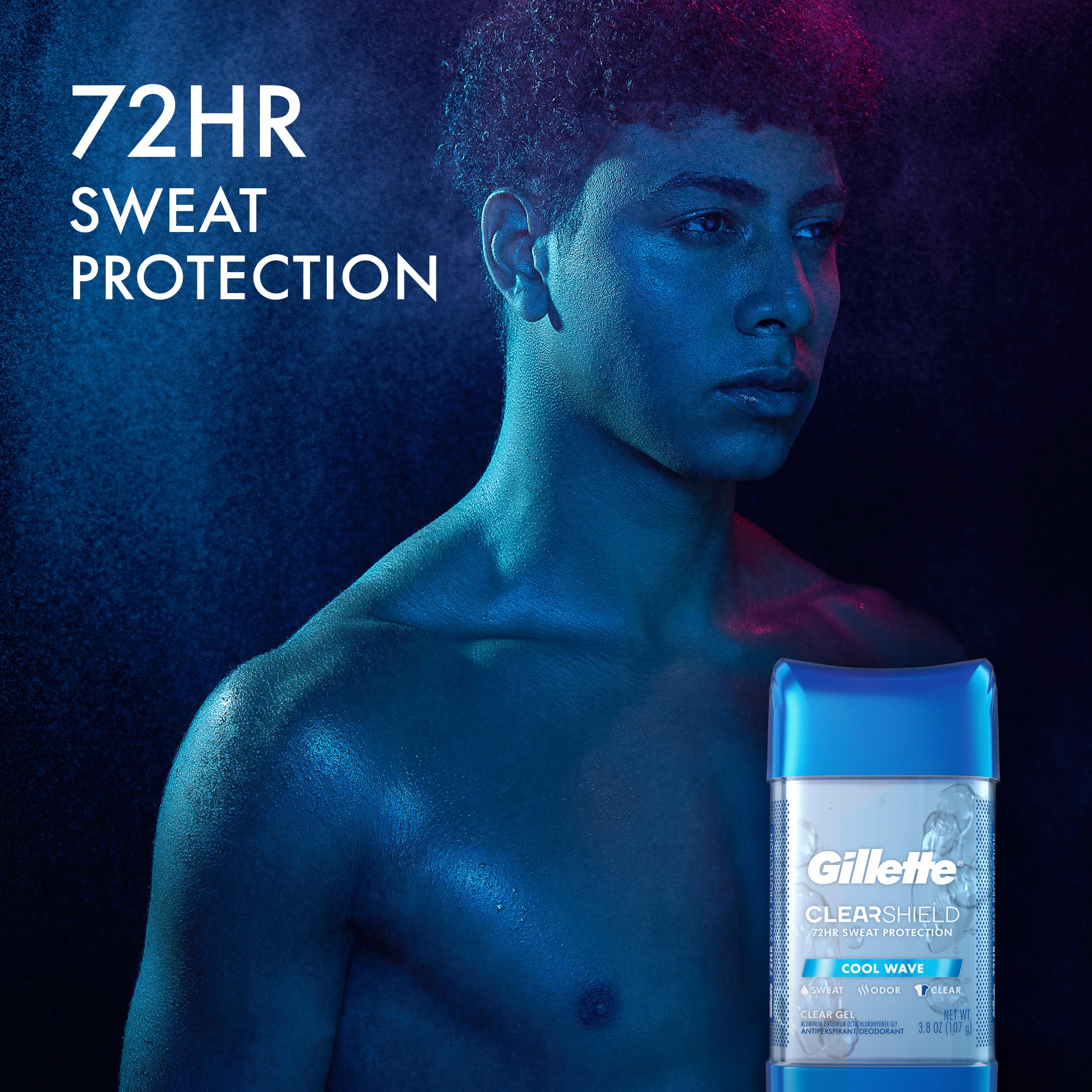 Foto 4 pulgar | Gel Transparente Antitranspirante Gillette Advanced Cool Wave 110 Ml - Venta Internacional.