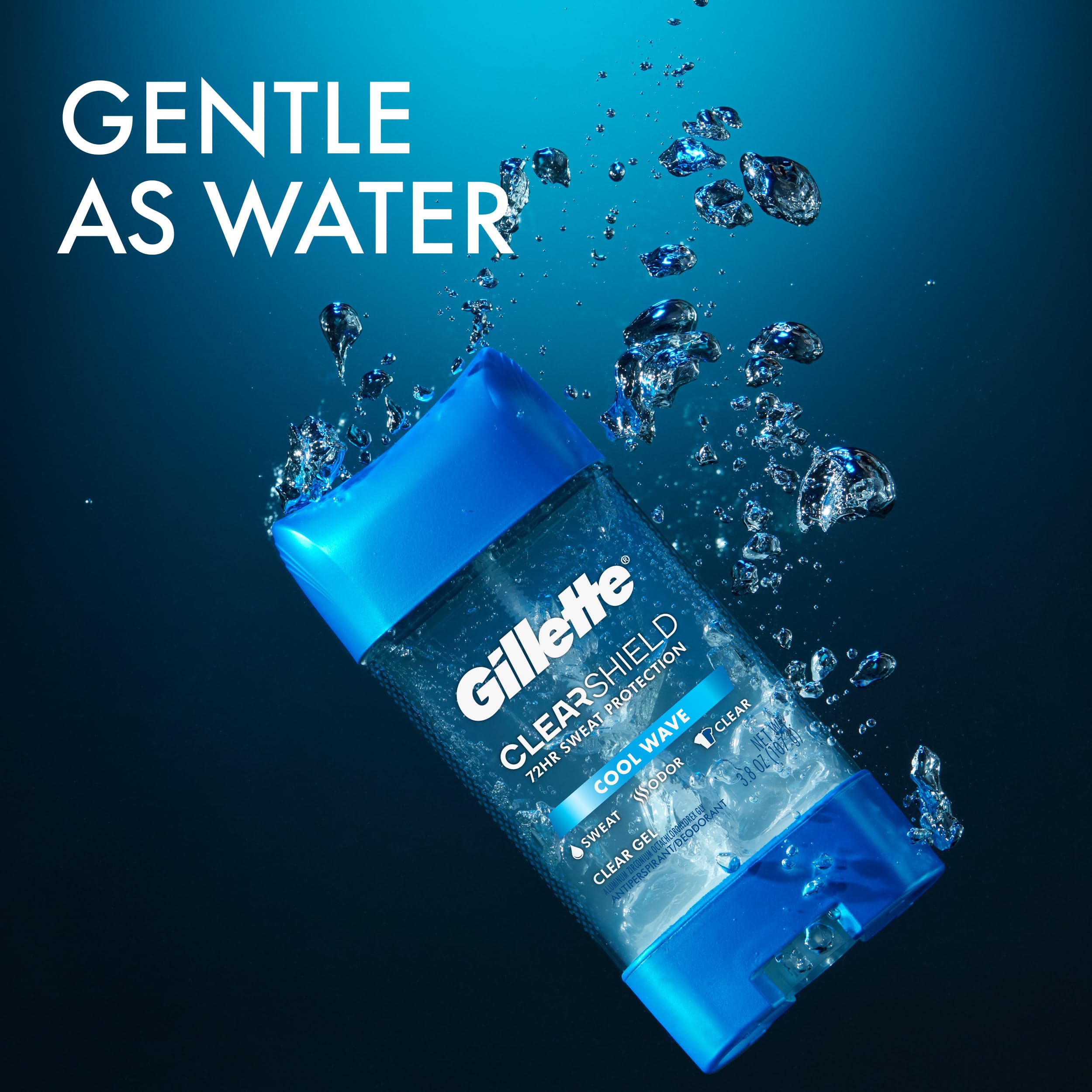 Foto 5 pulgar | Gel Transparente Antitranspirante Gillette Advanced Cool Wave 110 Ml - Venta Internacional.