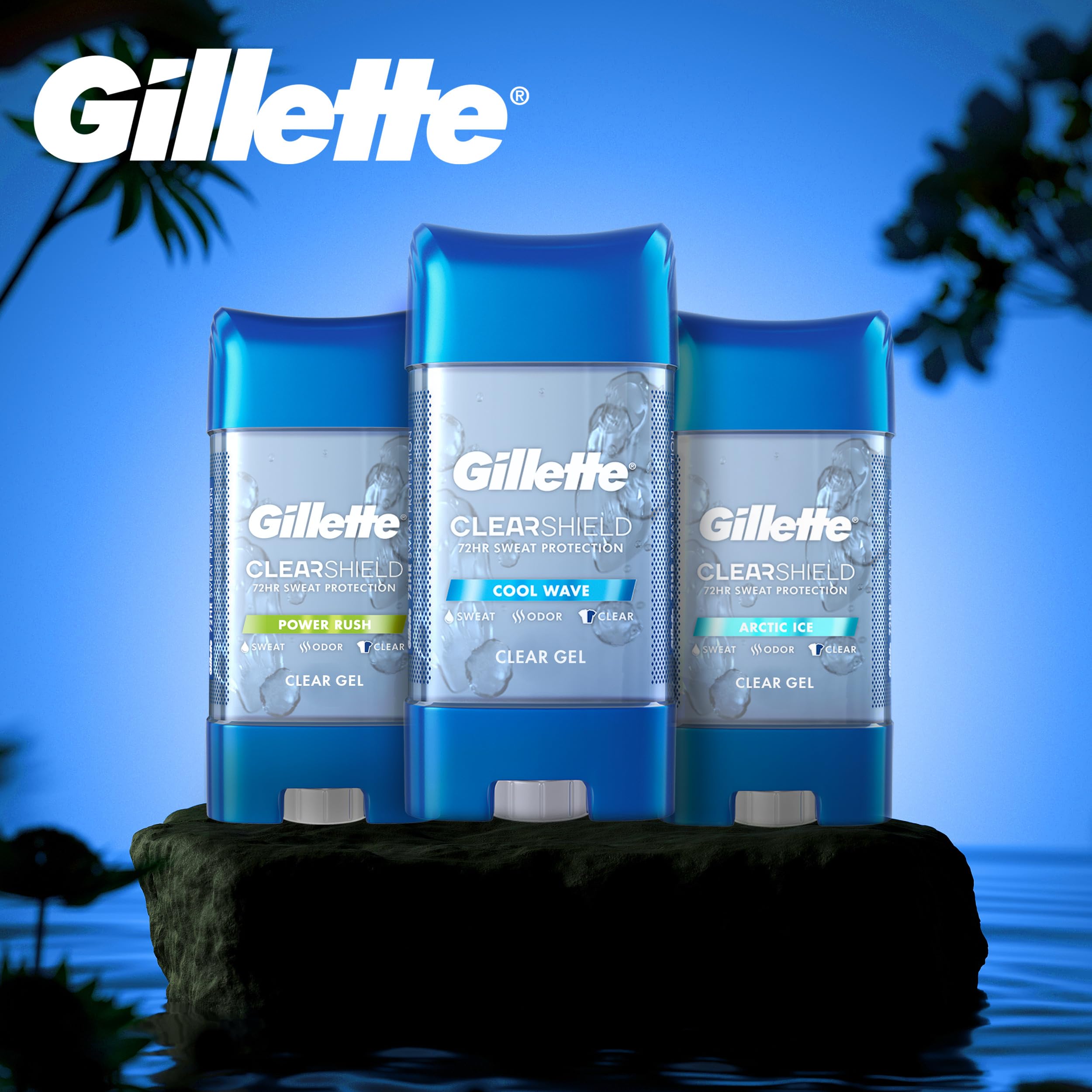 Foto 8 pulgar | Gel Transparente Antitranspirante Gillette Advanced Cool Wave 110 Ml - Venta Internacional.