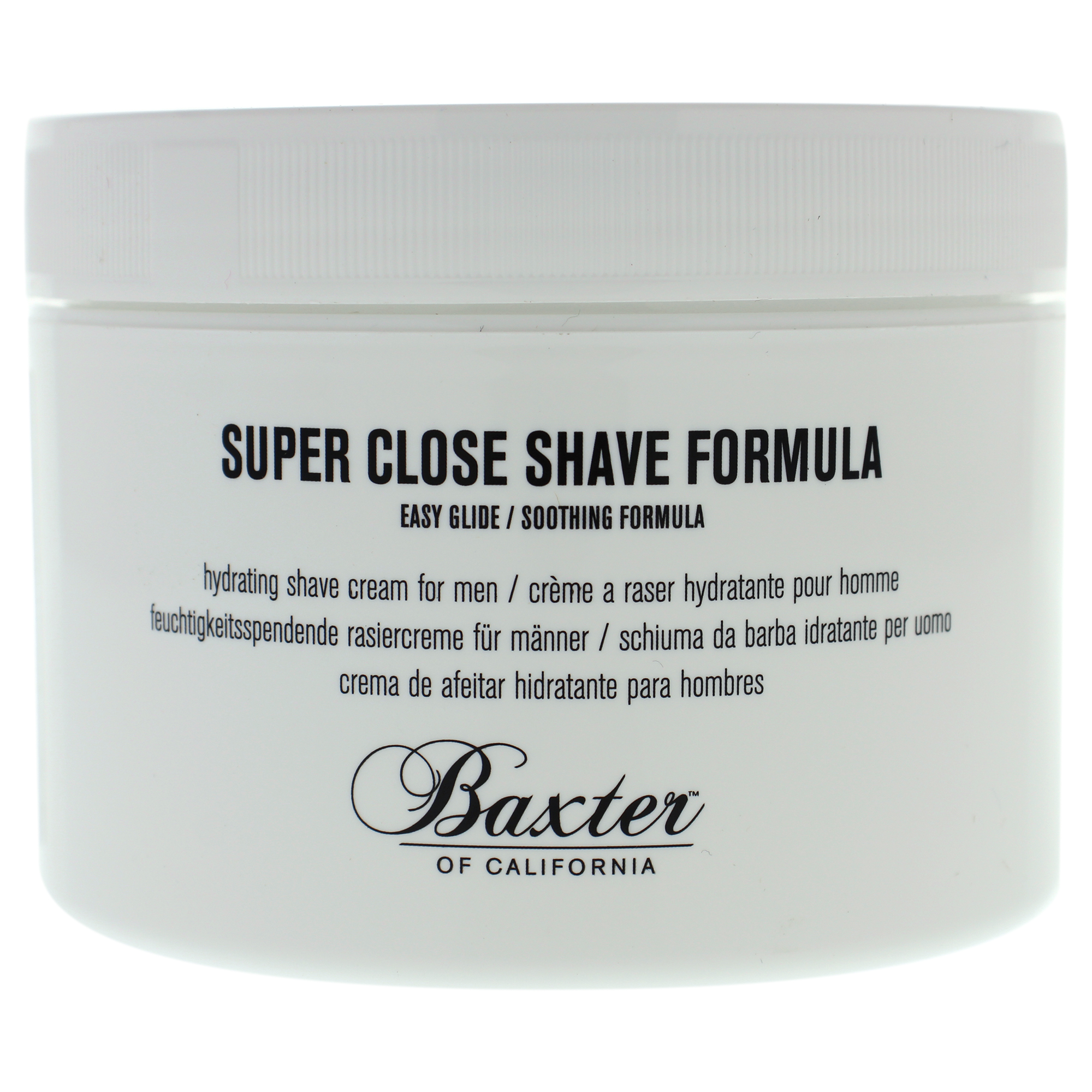 Crema de Afeitar Baxter Of California Super Close Fórmula 237 ml - Venta Internacional