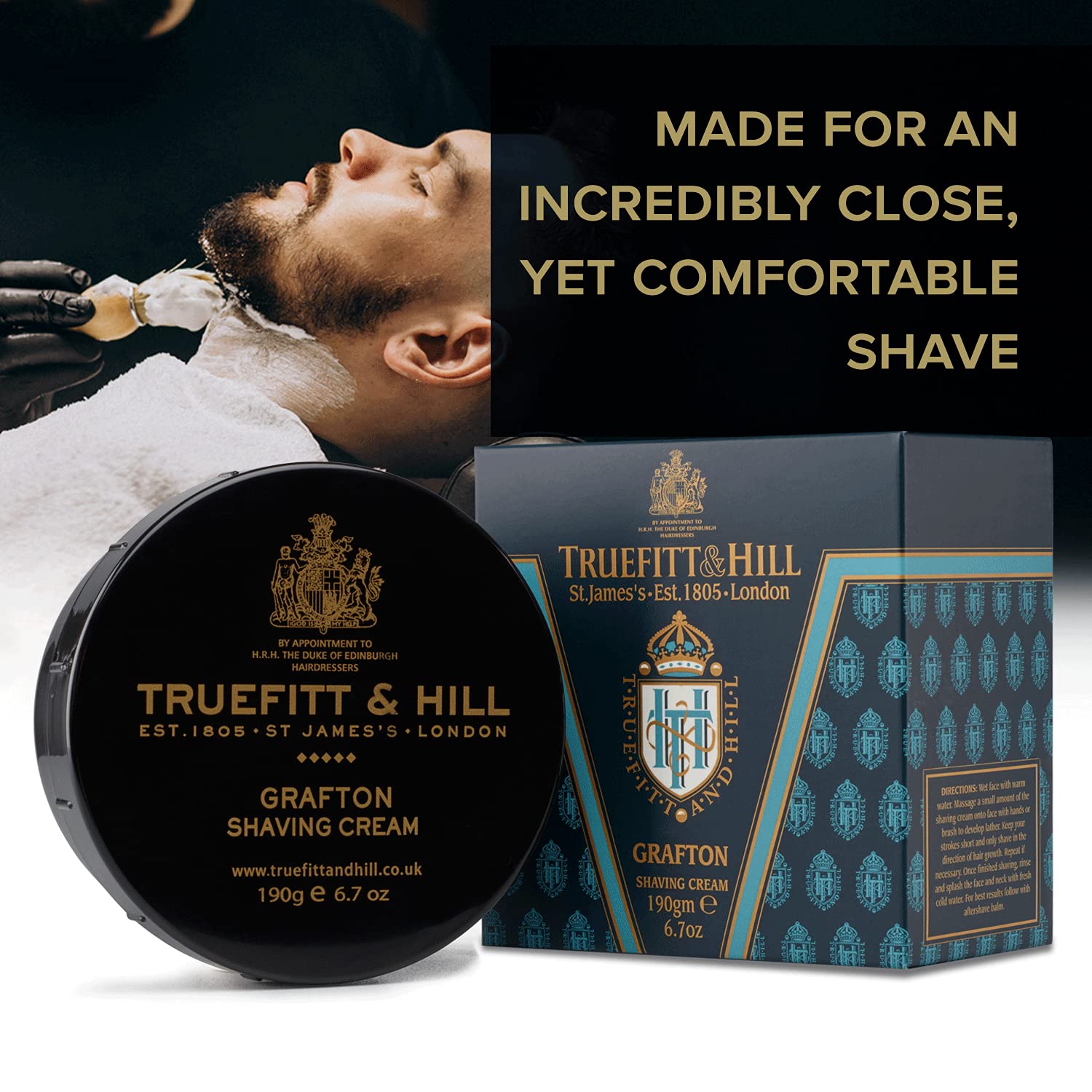 Foto 4 pulgar | Crema De Afeitar Truefitt & Hill Grafton 200 Ml - Venta Internacional.