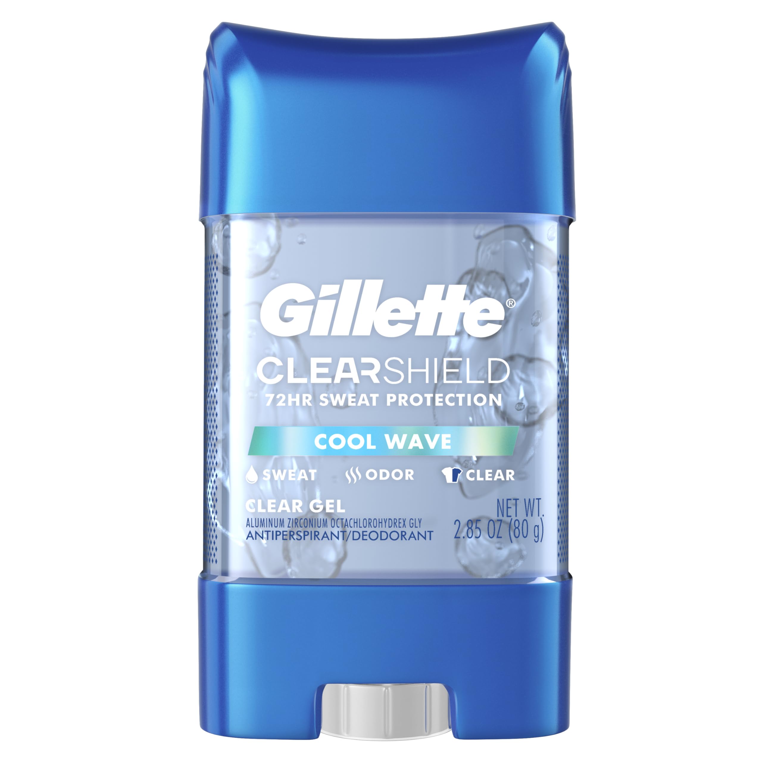 Foto 2 pulgar | Antitranspirante Y Desodorante Gillette Clear Gel Cool Wave 85 Ml - Venta Internacional.