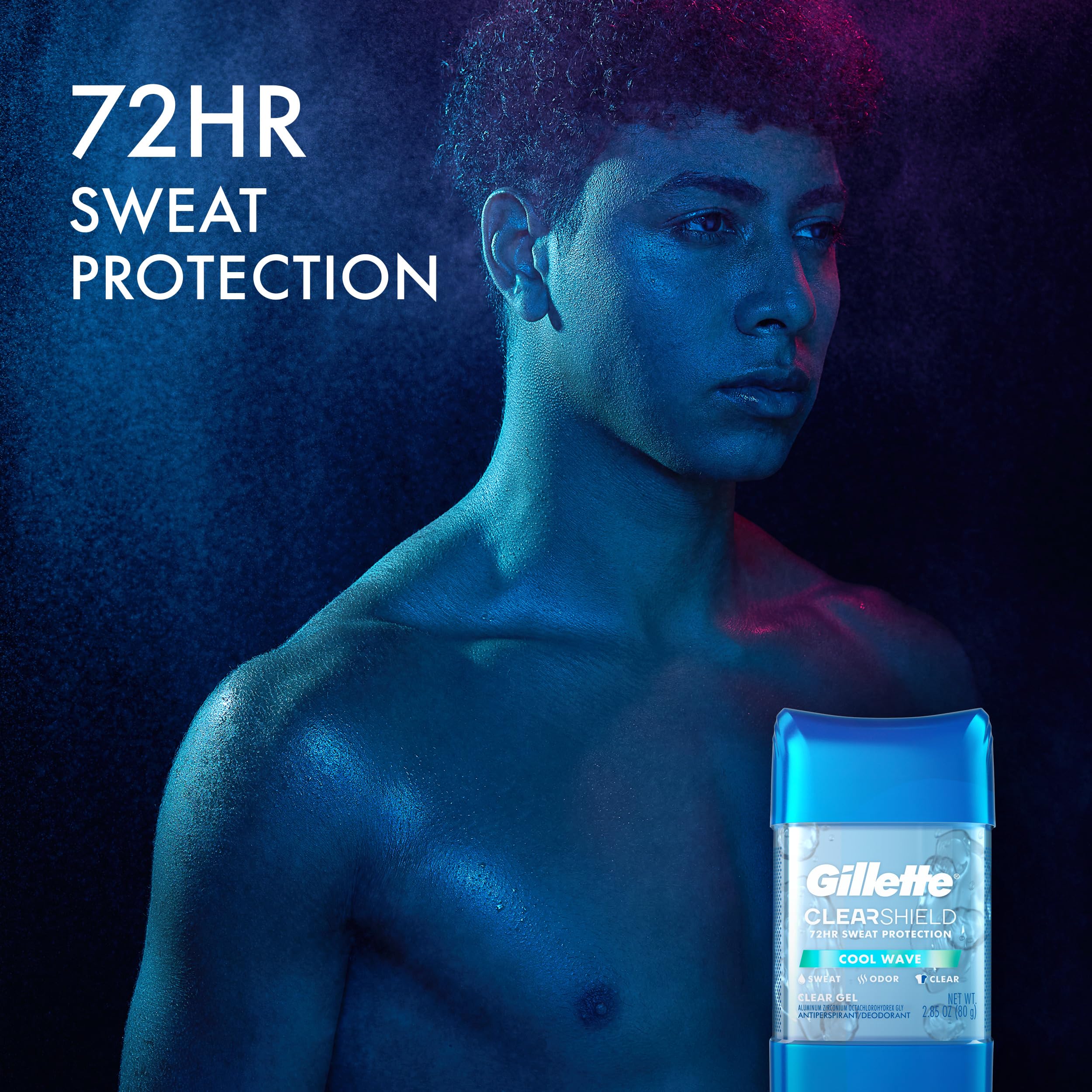 Foto 4 pulgar | Antitranspirante Y Desodorante Gillette Clear Gel Cool Wave 85 Ml - Venta Internacional.