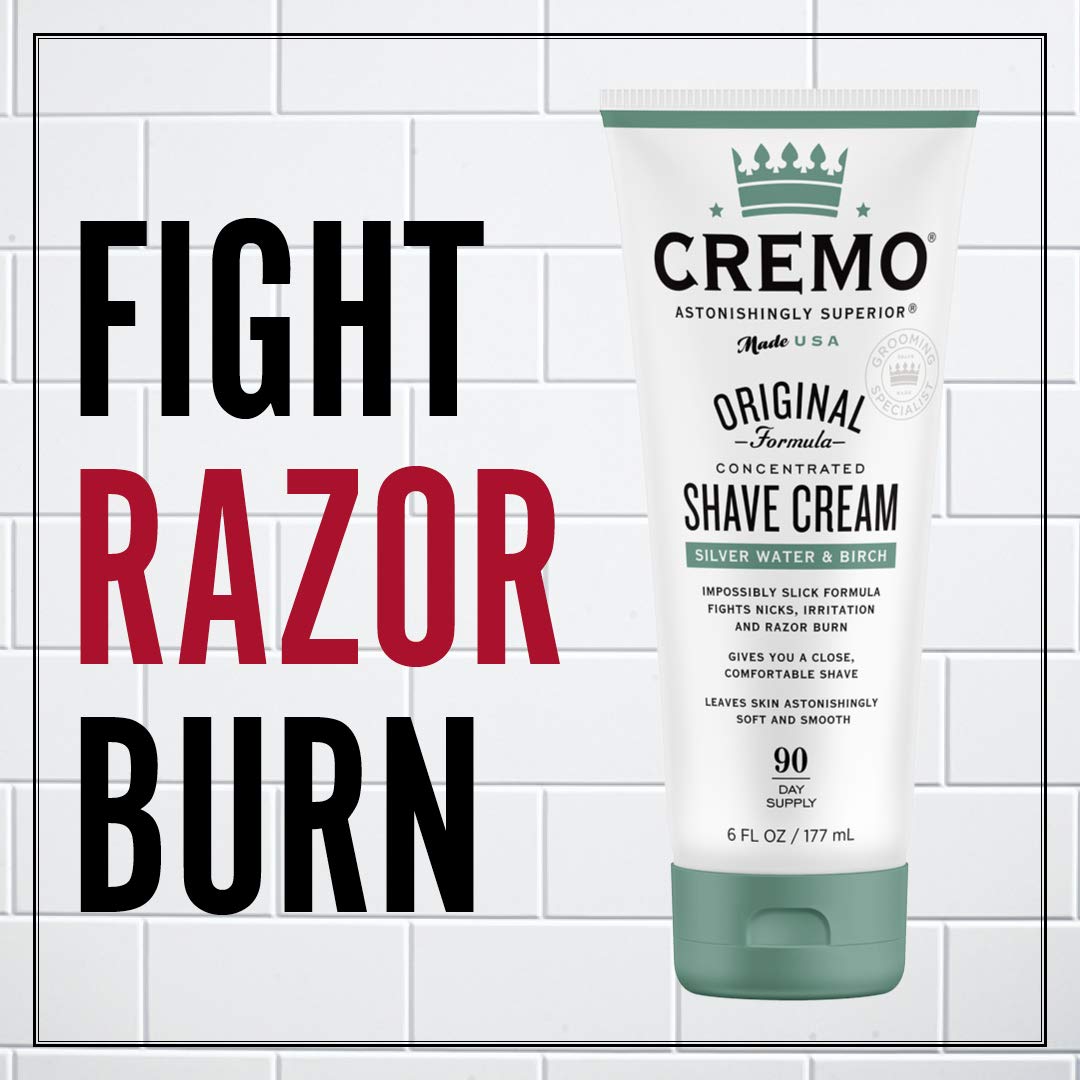 Foto 2 | Crema De Afeitar Cremo Barber Grade Silver Water & Birch 180 Ml (x2) - Venta Internacional.