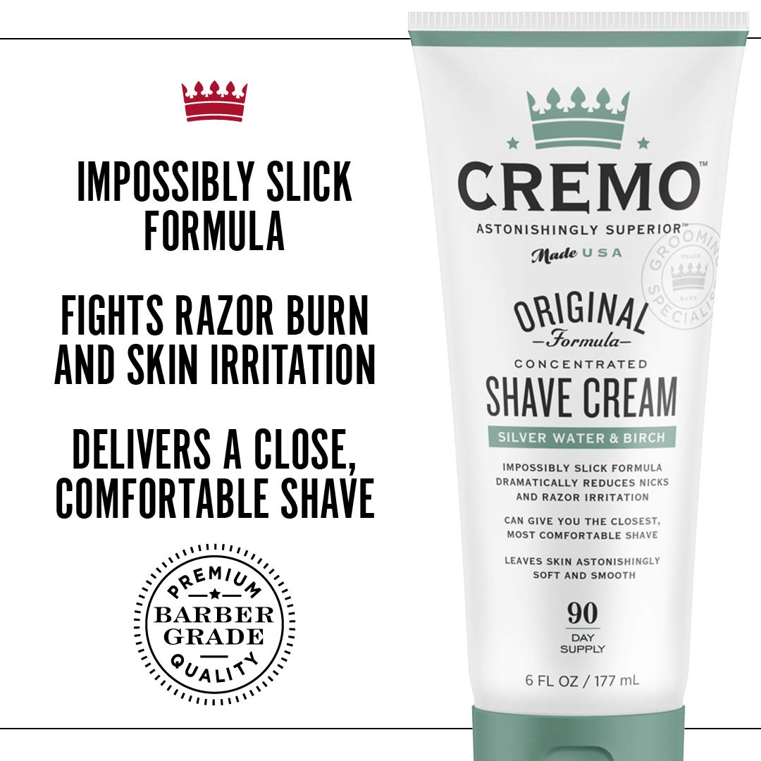 Foto 3 | Crema De Afeitar Cremo Barber Grade Silver Water & Birch 180 Ml (x2) - Venta Internacional.