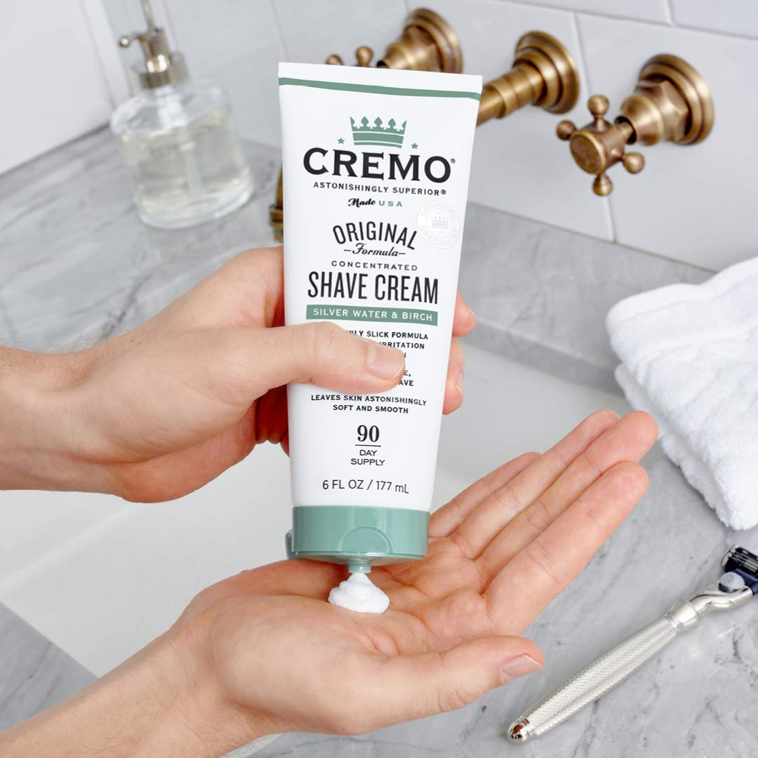 Foto 7 pulgar | Crema De Afeitar Cremo Barber Grade Silver Water & Birch 180 Ml (x2) - Venta Internacional.