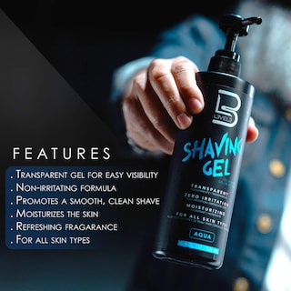 Foto 2 | Gel De Afeitar L3 Level Three Razor Straight Razor Shave Aqua - Venta Internacional.