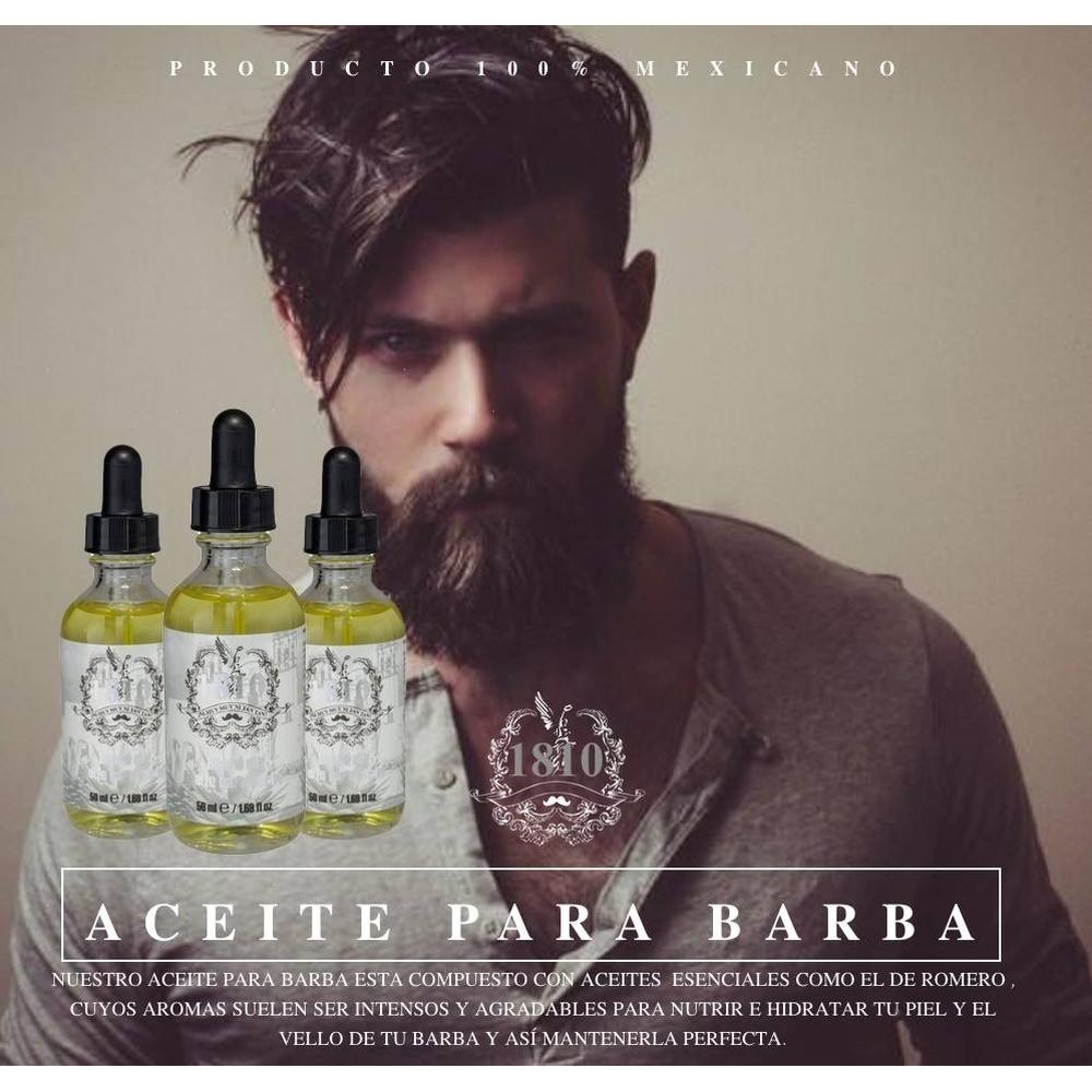 Foto 5 pulgar | 1810 Aceite Para Barba Romero Menta 60ml Nutre E Hidrata