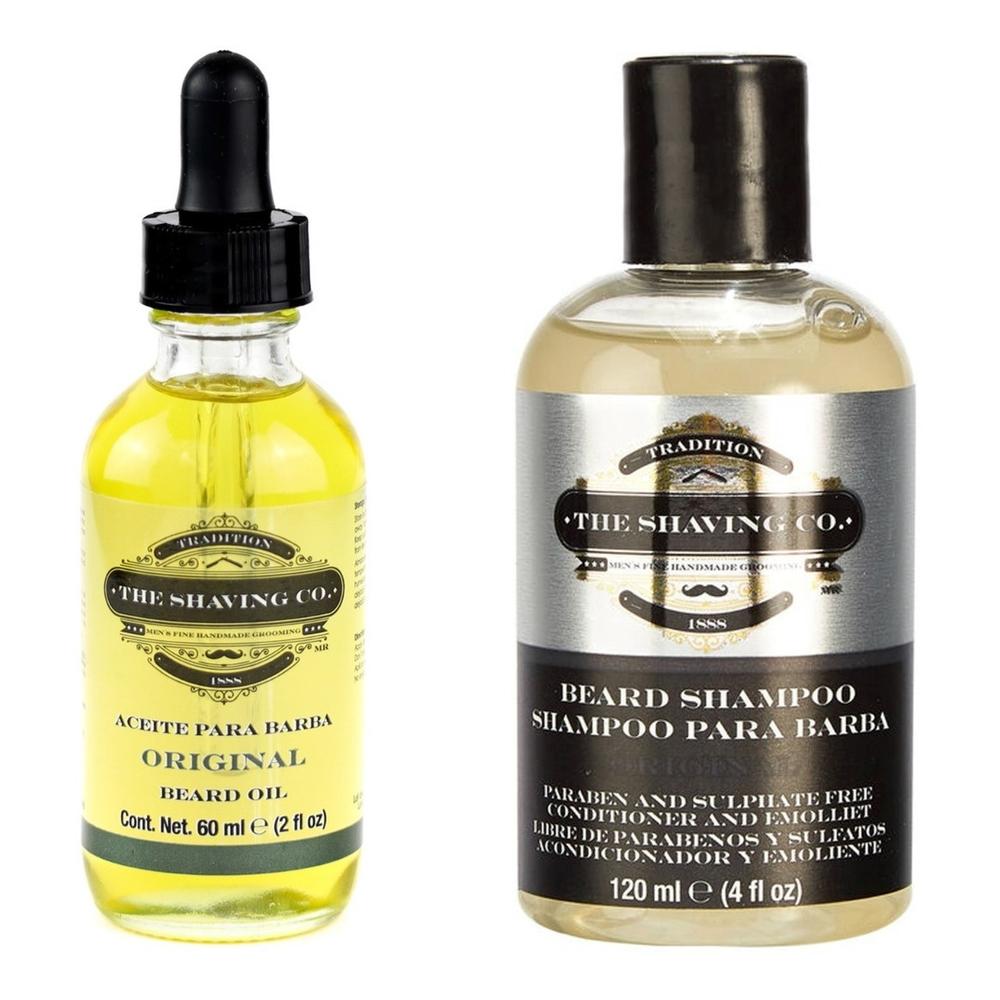 Kit Shampoo Y Aceite De Barba Original The Shaving Co