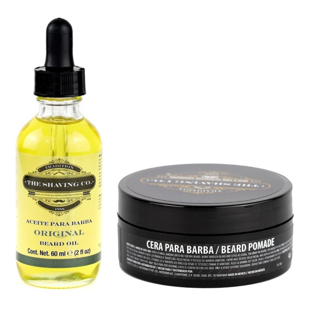 Foto 2 pulgar | Kit Cera Y Aceite Original Para Barba The Shaving Co.