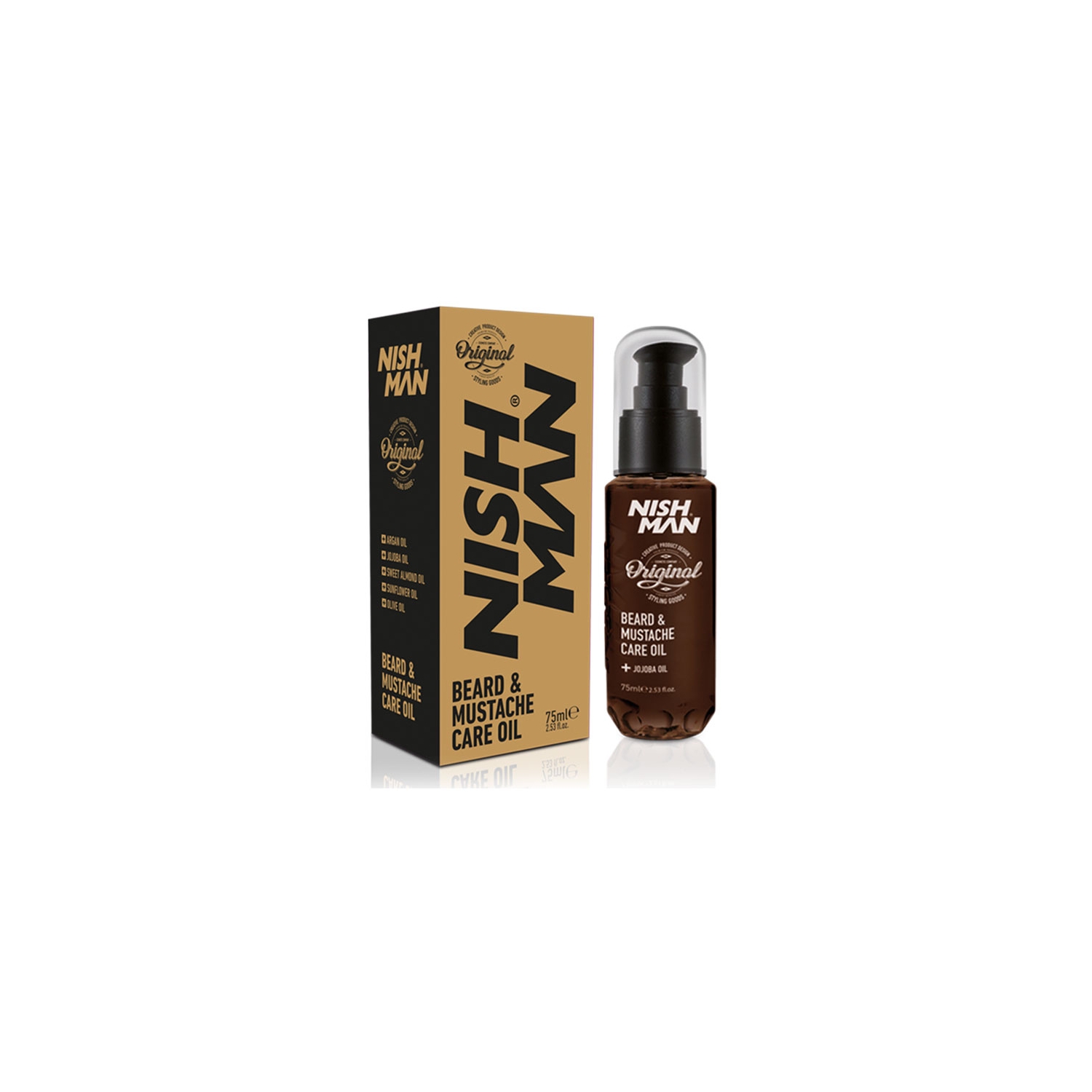 Foto 2 pulgar | Aceite Para Barba Nishman 75 Ml Para El Cuidado De Barba Y Bigote - Venta Internacional.