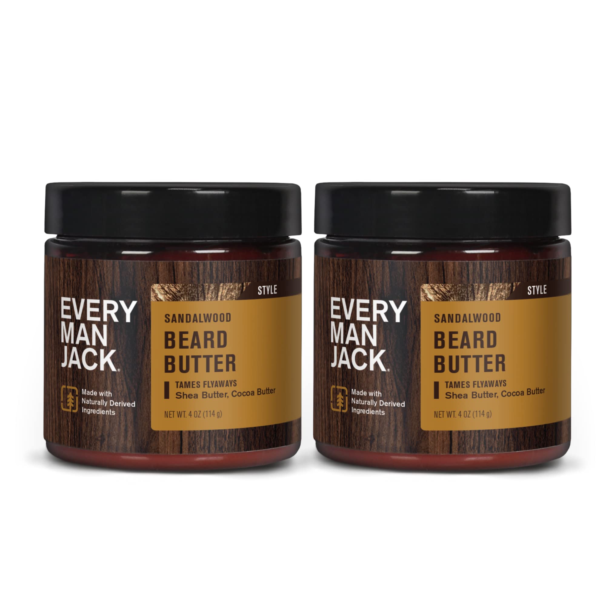 Foto 2 pulgar | Manteca Para Barba Every Man Jack Subtle Sandalwood 120 Ml (paquete De 2) - Venta Internacional.