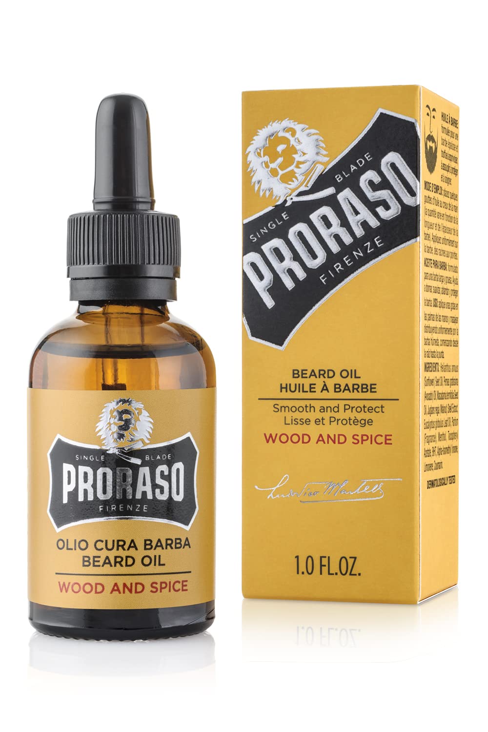 Foto 2 pulgar | Aceite Para Barba Proraso Wood & Spice Para Hombre, 30 Ml (paquete De 1) - Venta Internacional.