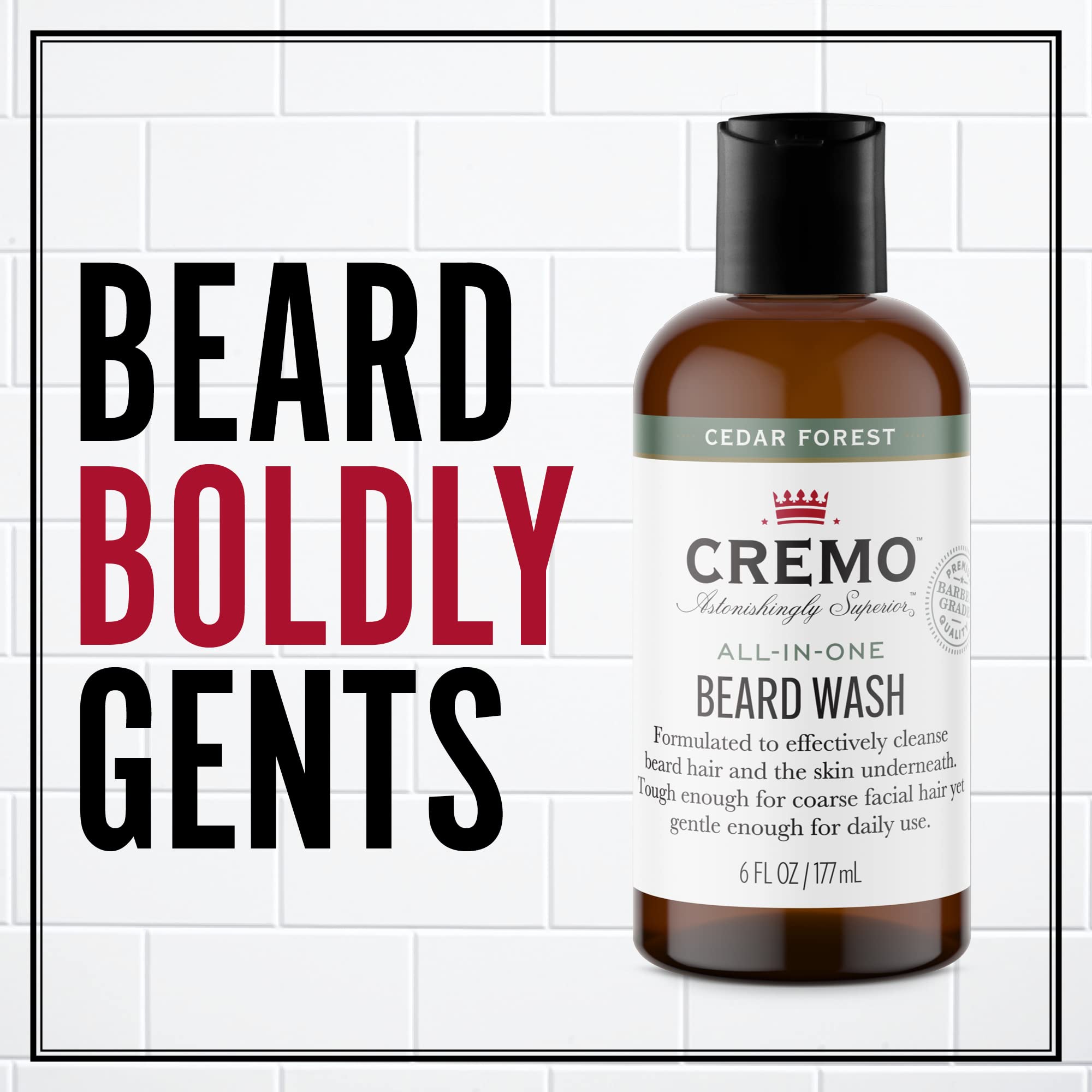 Foto 3 pulgar | Crema de Limpieza Facial y Barba Cedar Forest 177 ml para Hombres - Venta Internacional