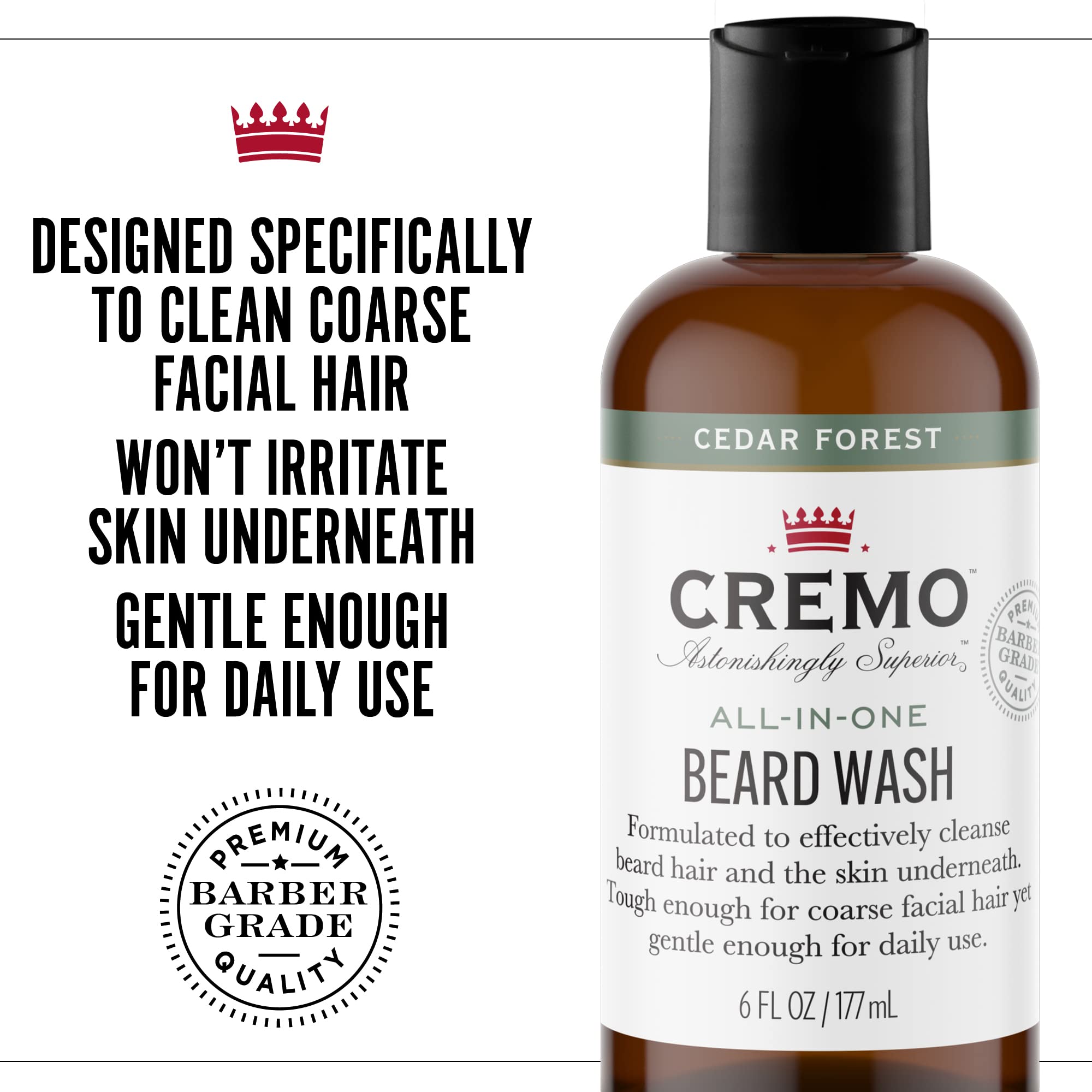 Foto 4 pulgar | Crema de Limpieza Facial y Barba Cedar Forest 177 ml para Hombres - Venta Internacional