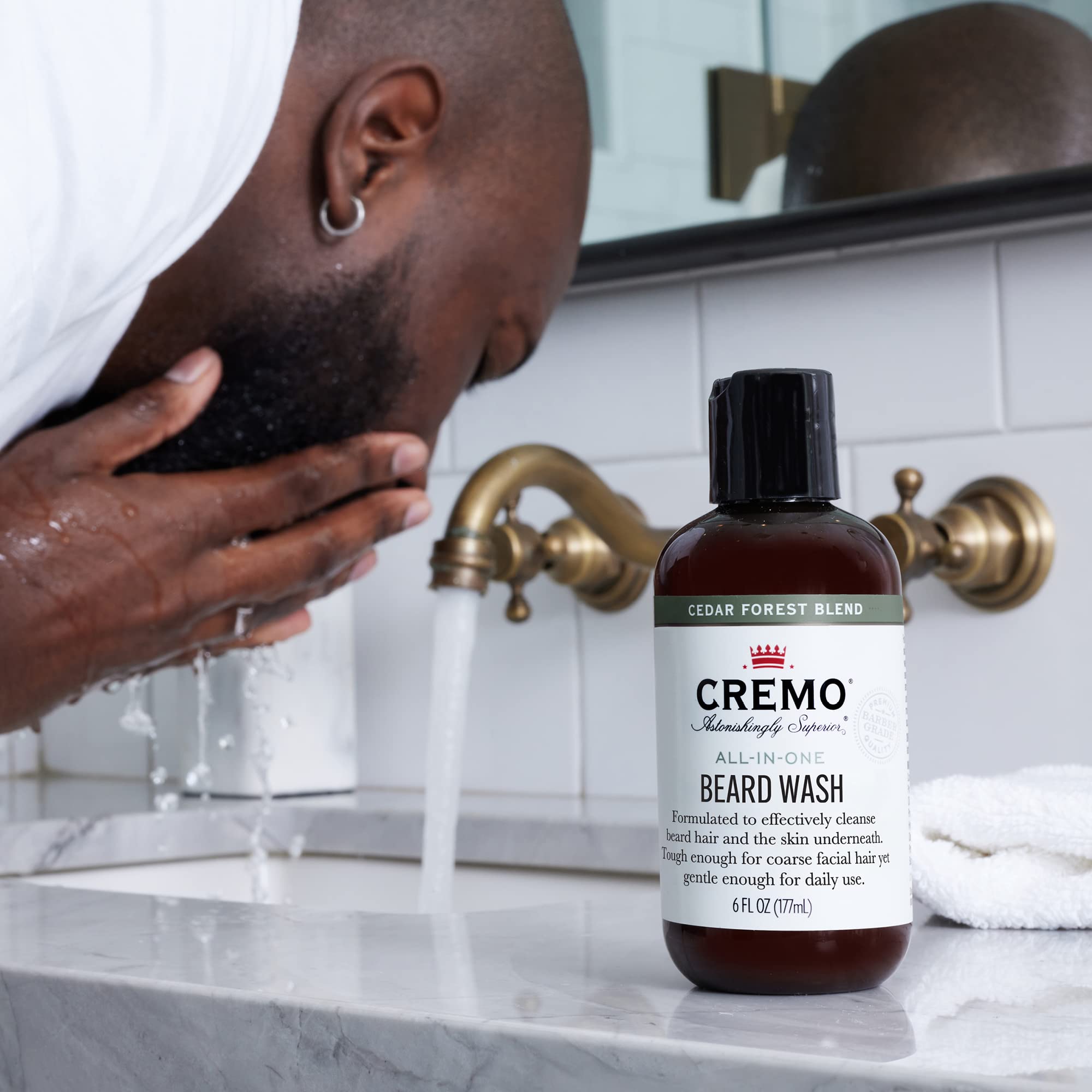 Foto 8 pulgar | Crema de Limpieza Facial y Barba Cedar Forest 177 ml para Hombres - Venta Internacional