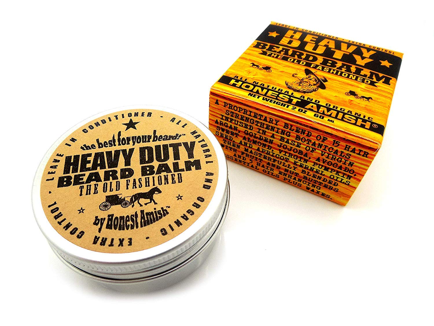 Foto 4 pulgar | Bálsamo Para Barba Honest Amish Heavy Duty 60 Ml - Venta Internacional.