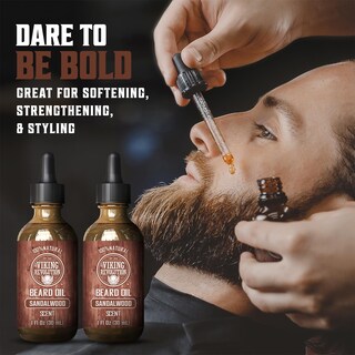 Foto 2 | Aceite Para Barba Viking Revolution Sandalwood Con Argán Y Jojoba, 2 X 30 Ml - Venta Internacional.