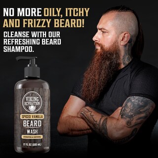 Foto 2 | Jabón Para Barba Viking Revolution Spiced Vanilla, 500 Ml, Con Aceite De Argán - Venta Internacional.